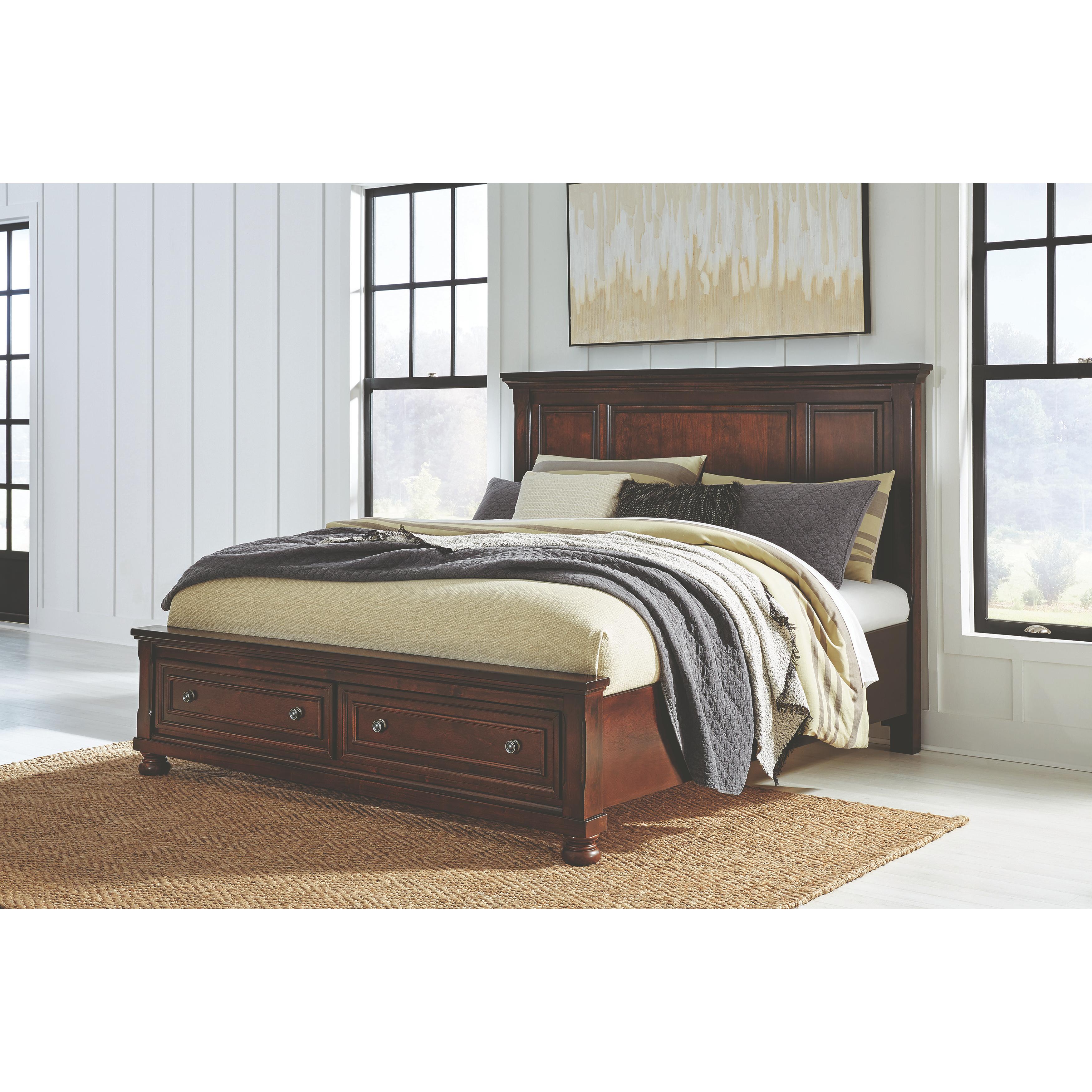  Size_King --  Porter B697B44 King Panel Storage Bed IMAGE 2