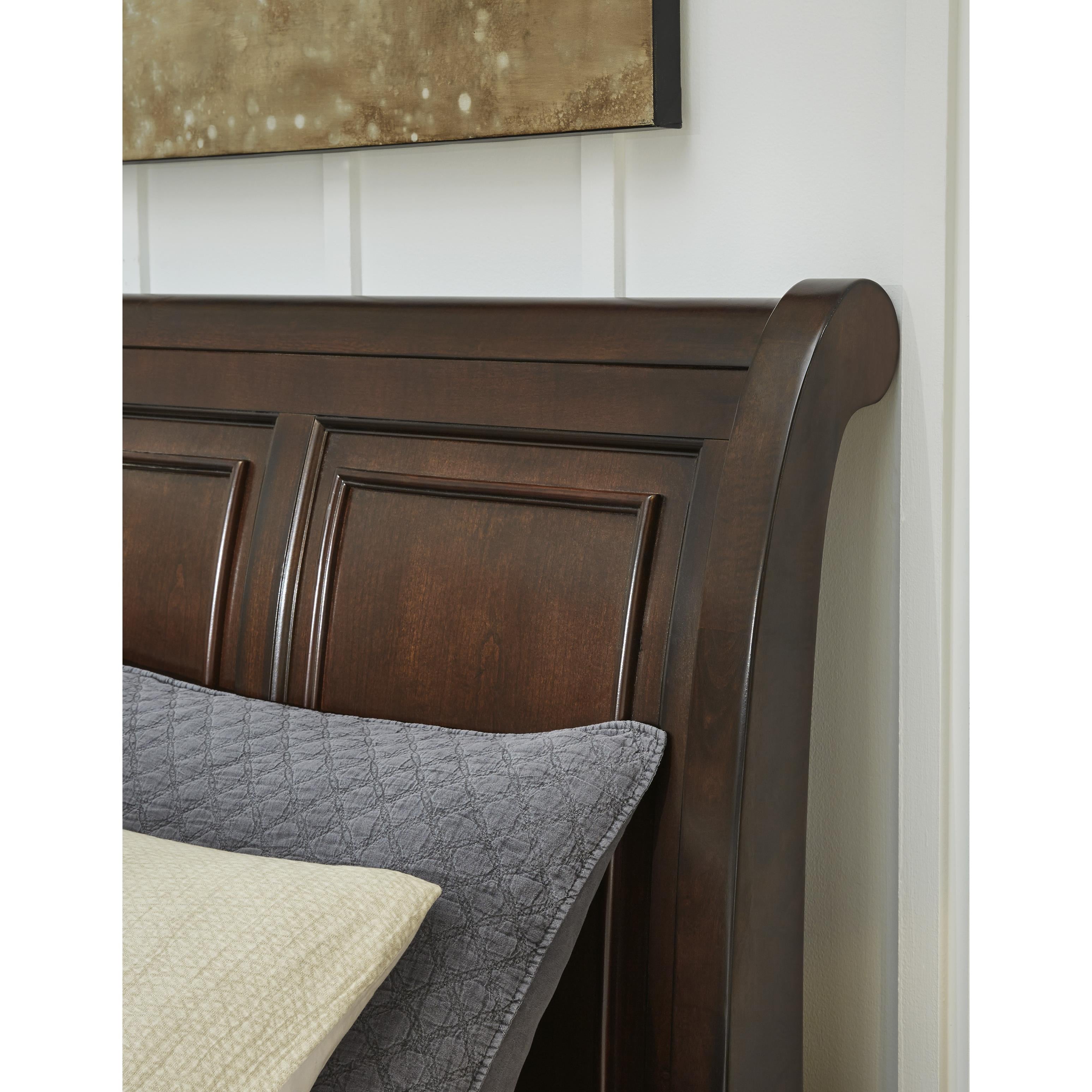  Size_California King --  Porter B697B47 California King Sleigh Storage Bed IMAGE 6