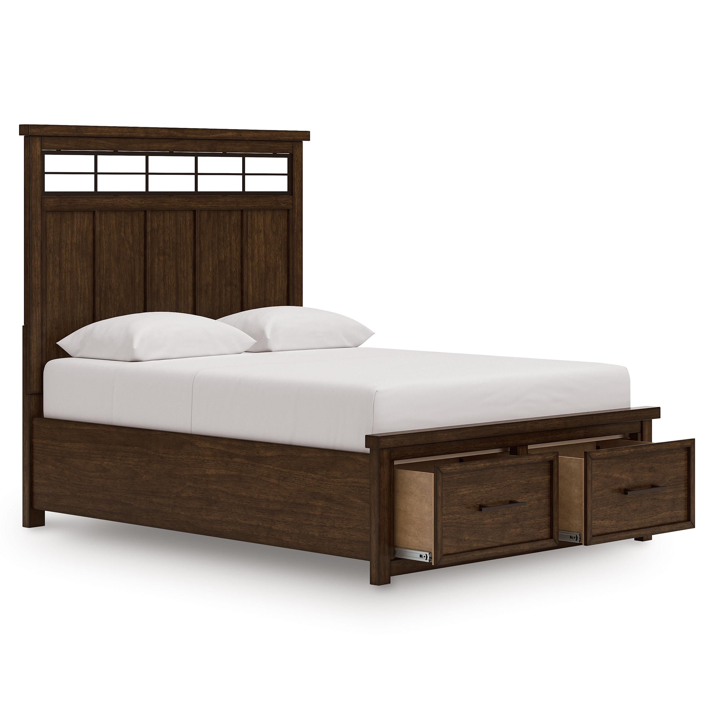  Size_Queen --  Signature Design by Ashley Taffenbrook Panel Bed with Storage IMAGE 2