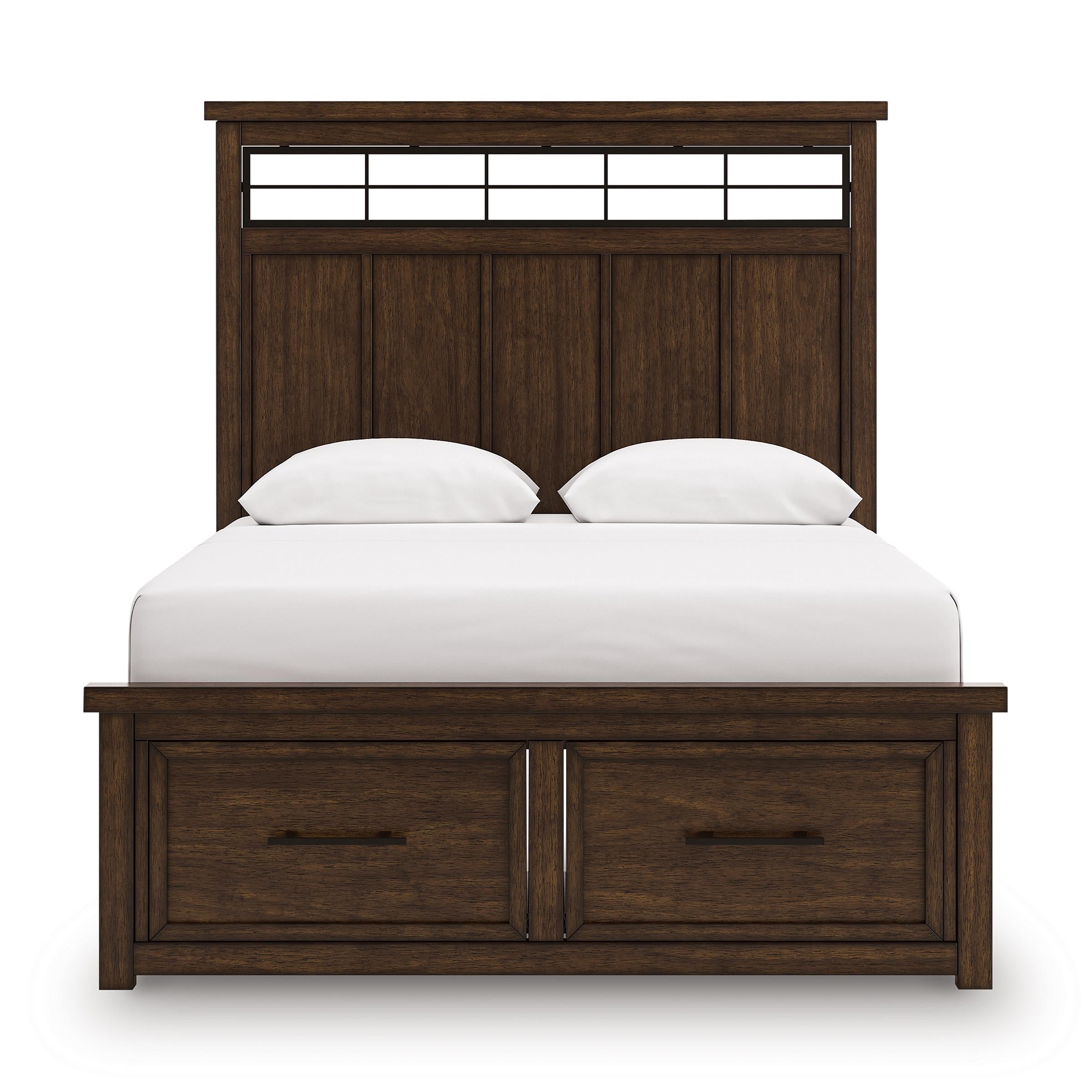  Size_Queen --  Signature Design by Ashley Taffenbrook Panel Bed with Storage IMAGE 3