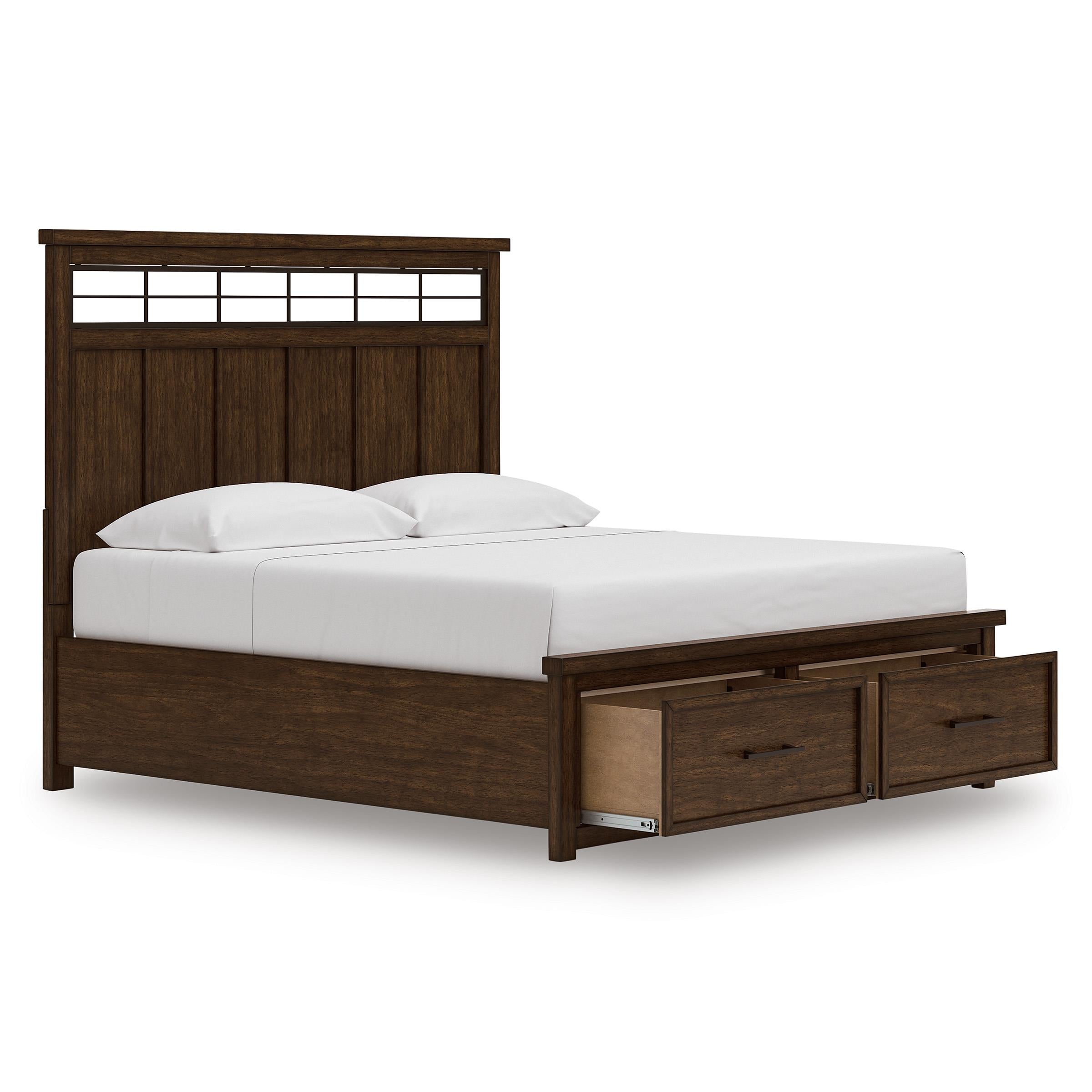  Size_California King --  Taffenbrook B849B5 California King Panel Storage Bed IMAGE 2