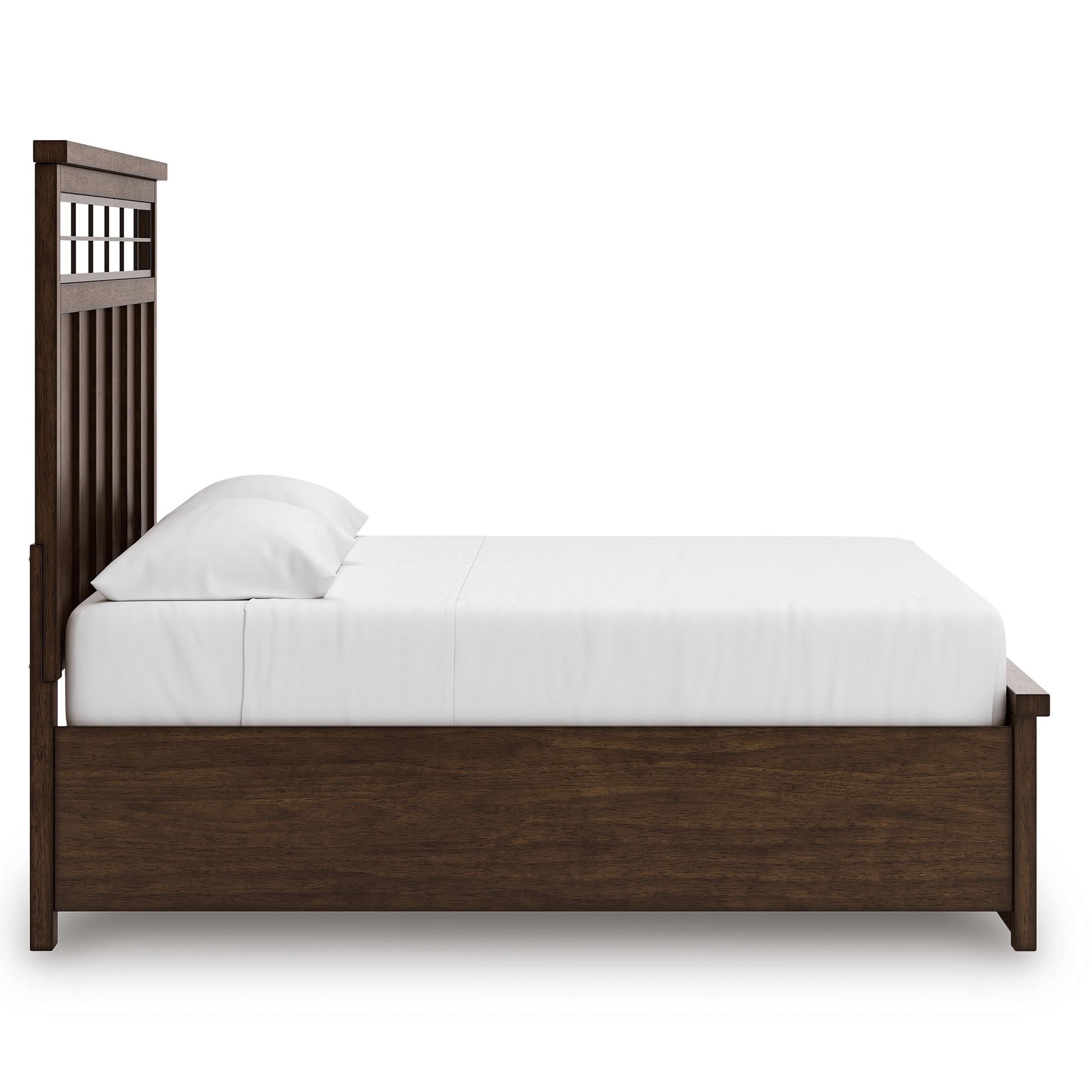  Size_California King --  Taffenbrook B849B5 California King Panel Storage Bed IMAGE 4