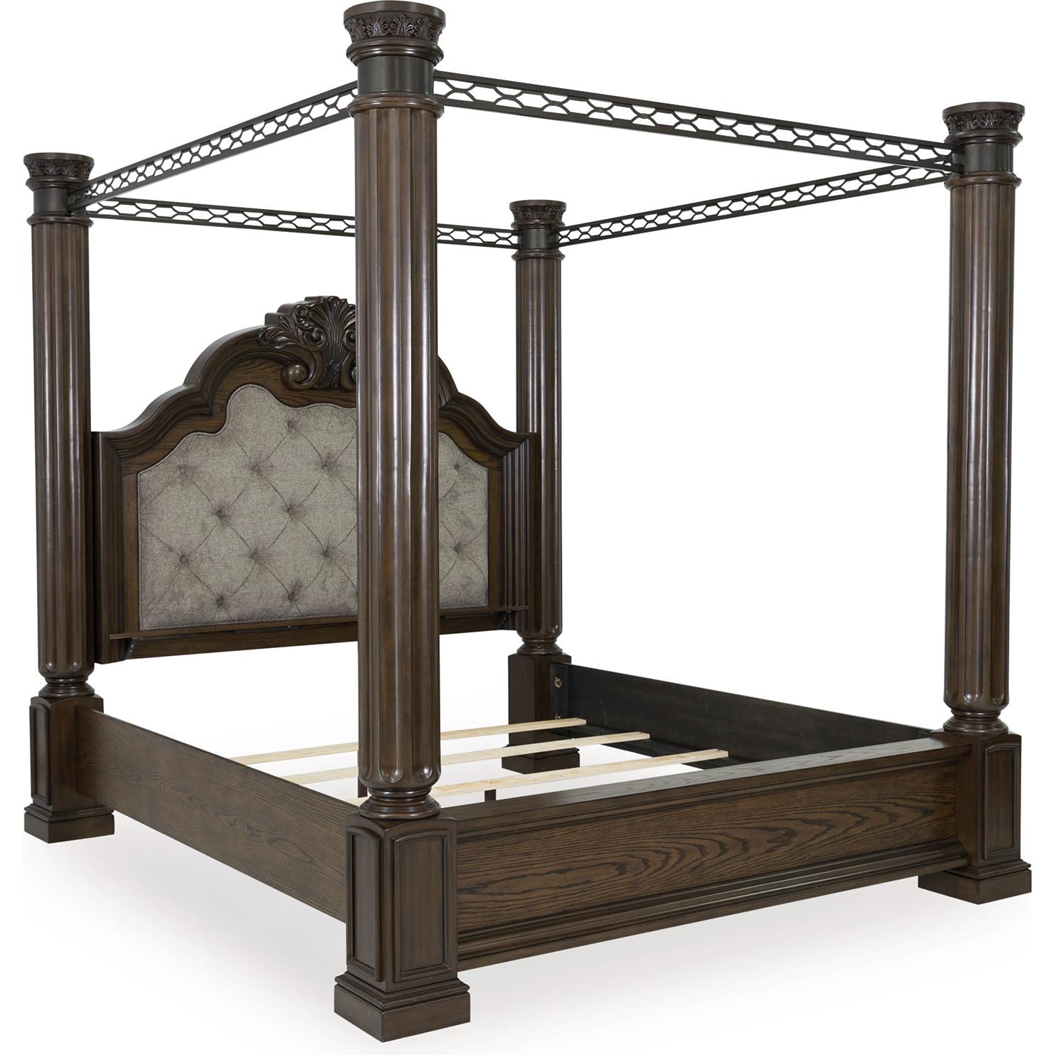  Size_King --  Maylee B947B10 King Canopy Bed IMAGE 1