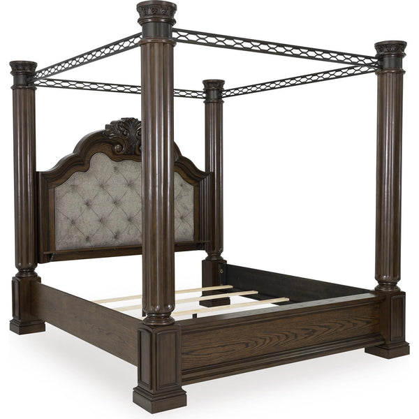 Signature Design by Ashley Maylee Upholstered Canopy Bed