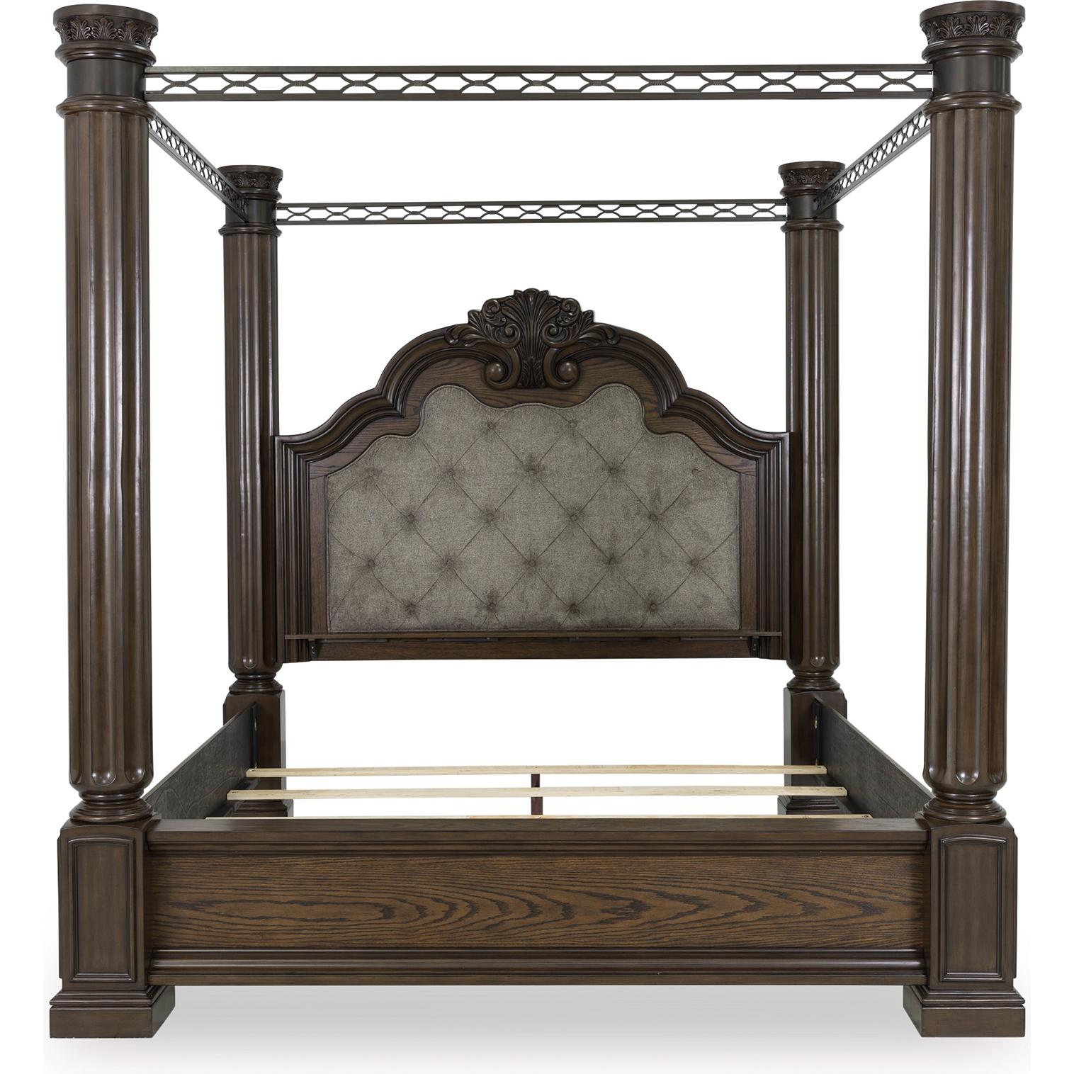  Size_King --  Maylee B947B10 King Canopy Bed IMAGE 2