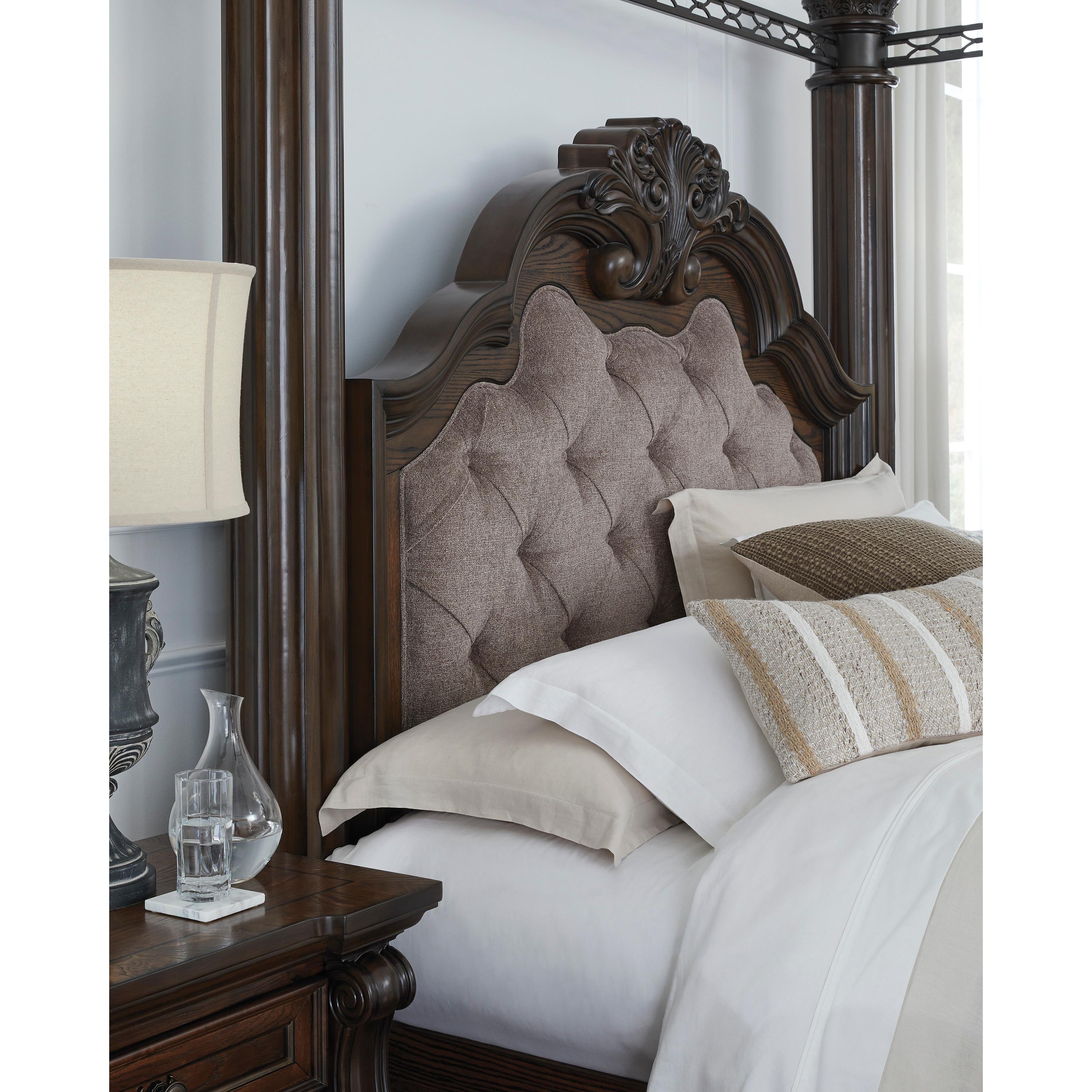  Size_King --  Maylee B947B10 King Canopy Bed IMAGE 5