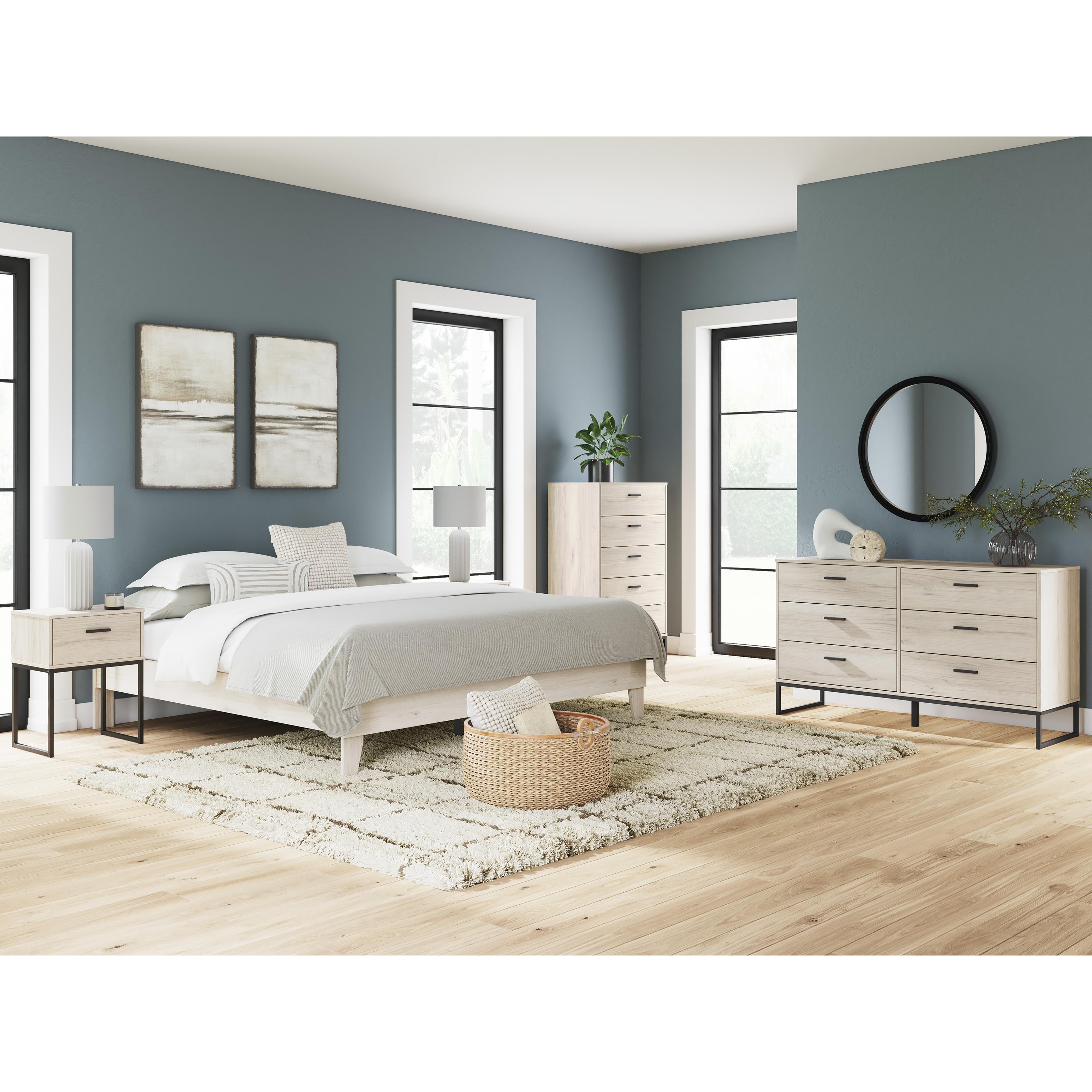  Size_King --  Socalle EB1864-114 King Platform Bed IMAGE 7