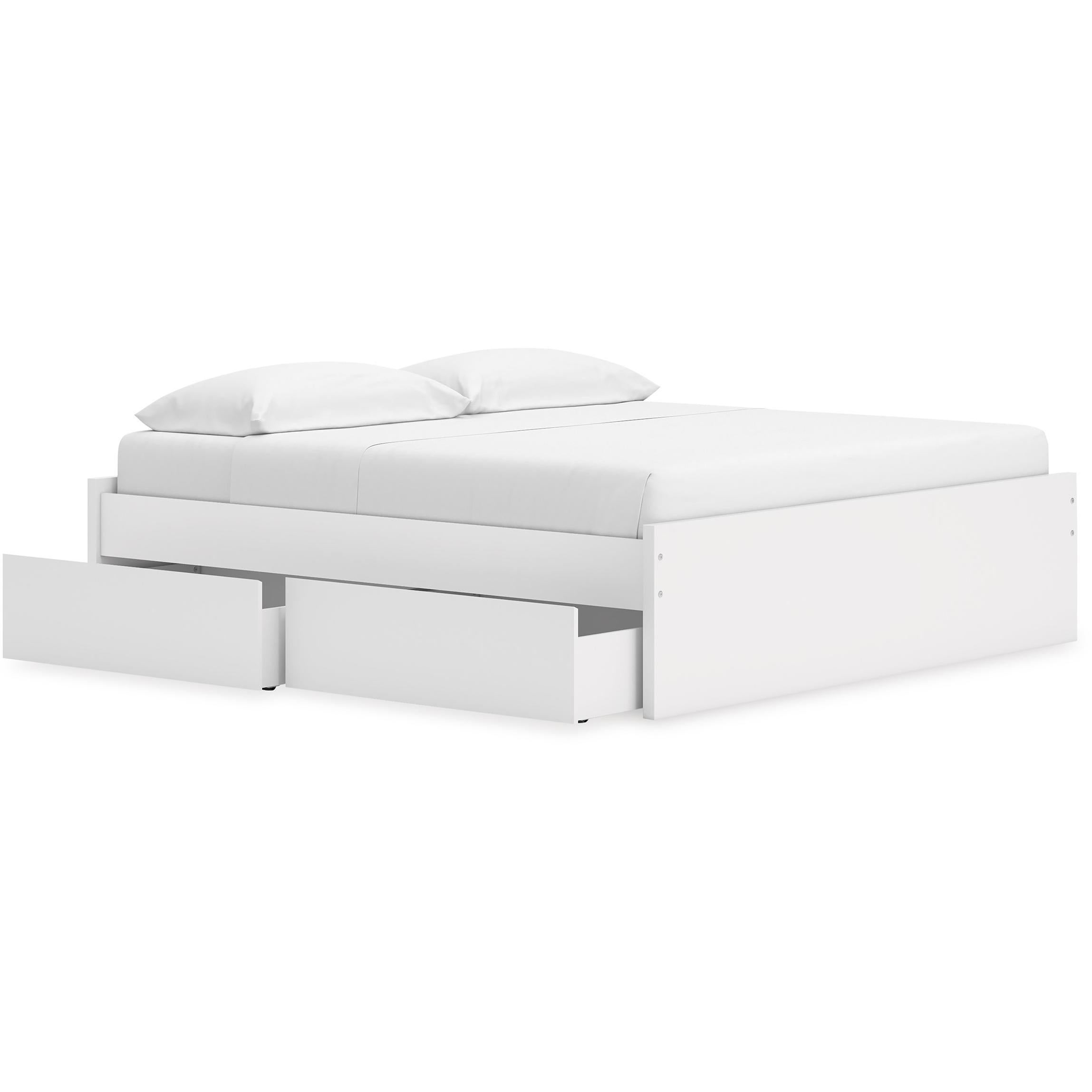  Size_King --  Onita EB9630B18 King Platform Bed with 2 Side Storage IMAGE 2