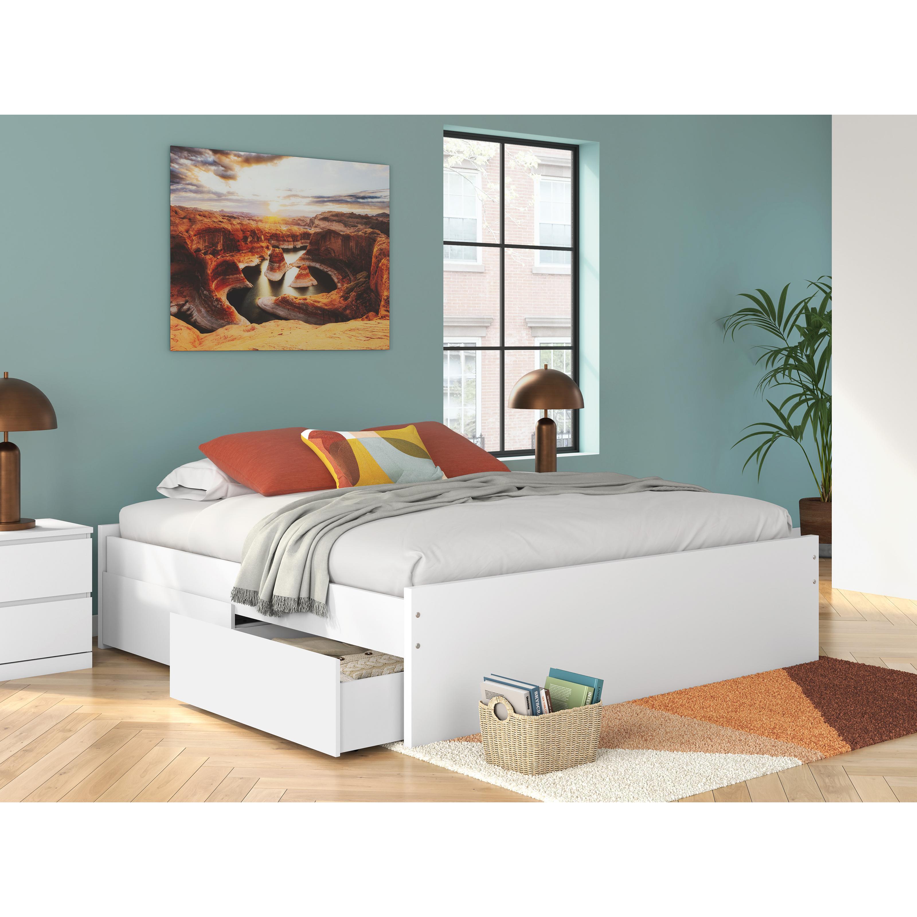  Size_King --  Onita EB9630B18 King Platform Bed with 2 Side Storage IMAGE 8