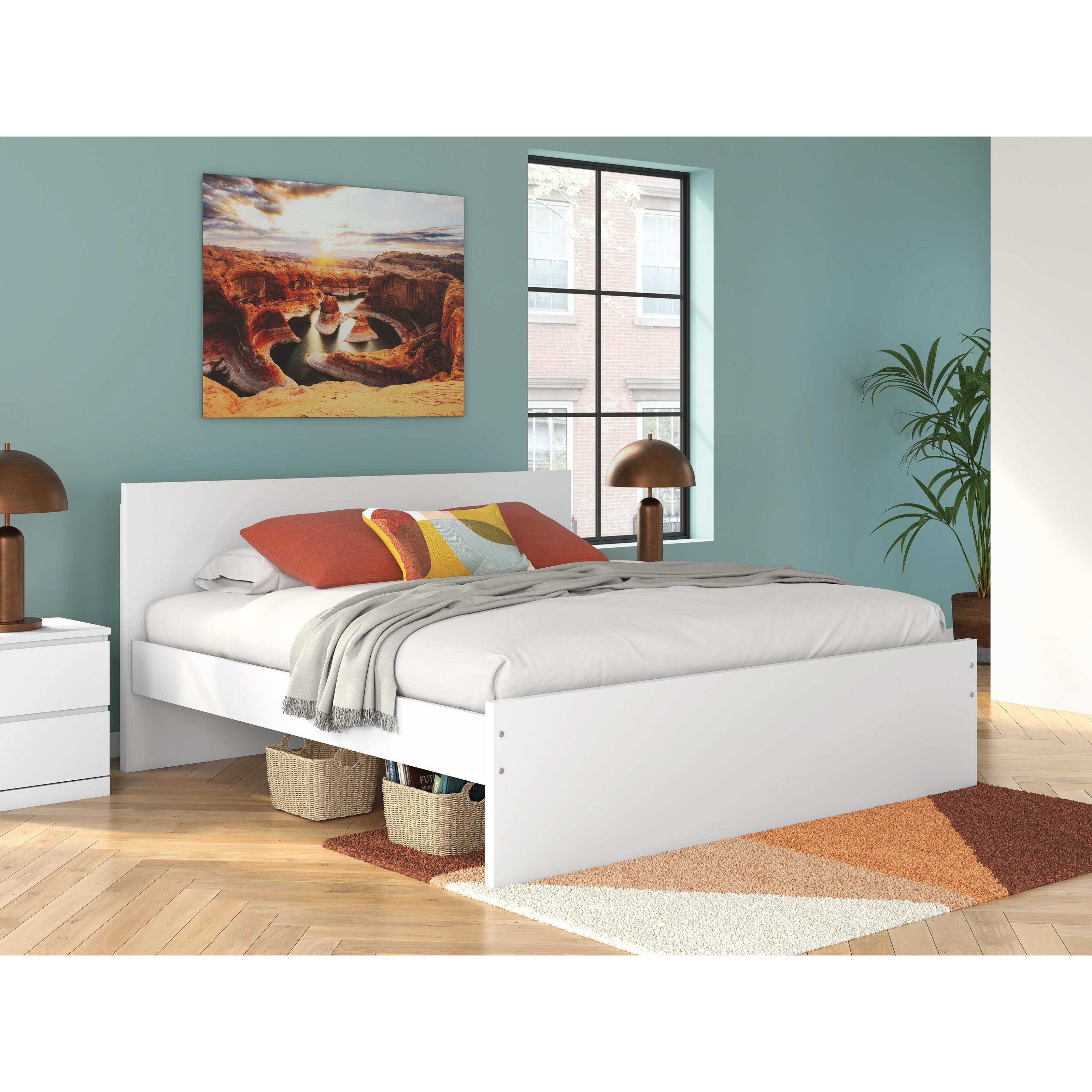  Size_King --  Onita EB9630B19 King Panel Platform Bed IMAGE 6