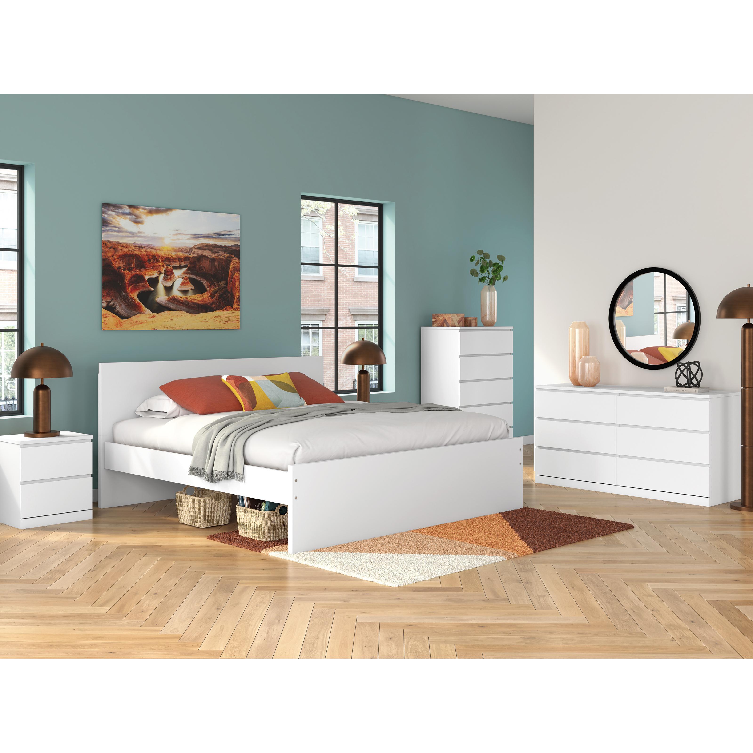  Size_King --  Onita EB9630B19 King Panel Platform Bed IMAGE 8
