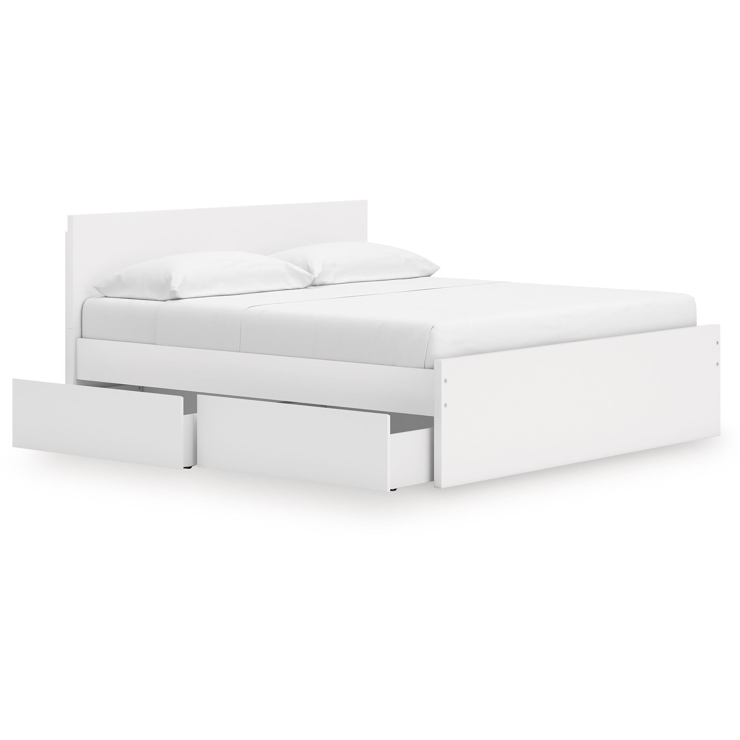  Size_King --  Onita EB9630B20 King Panel Platform Bed with Storage IMAGE 2