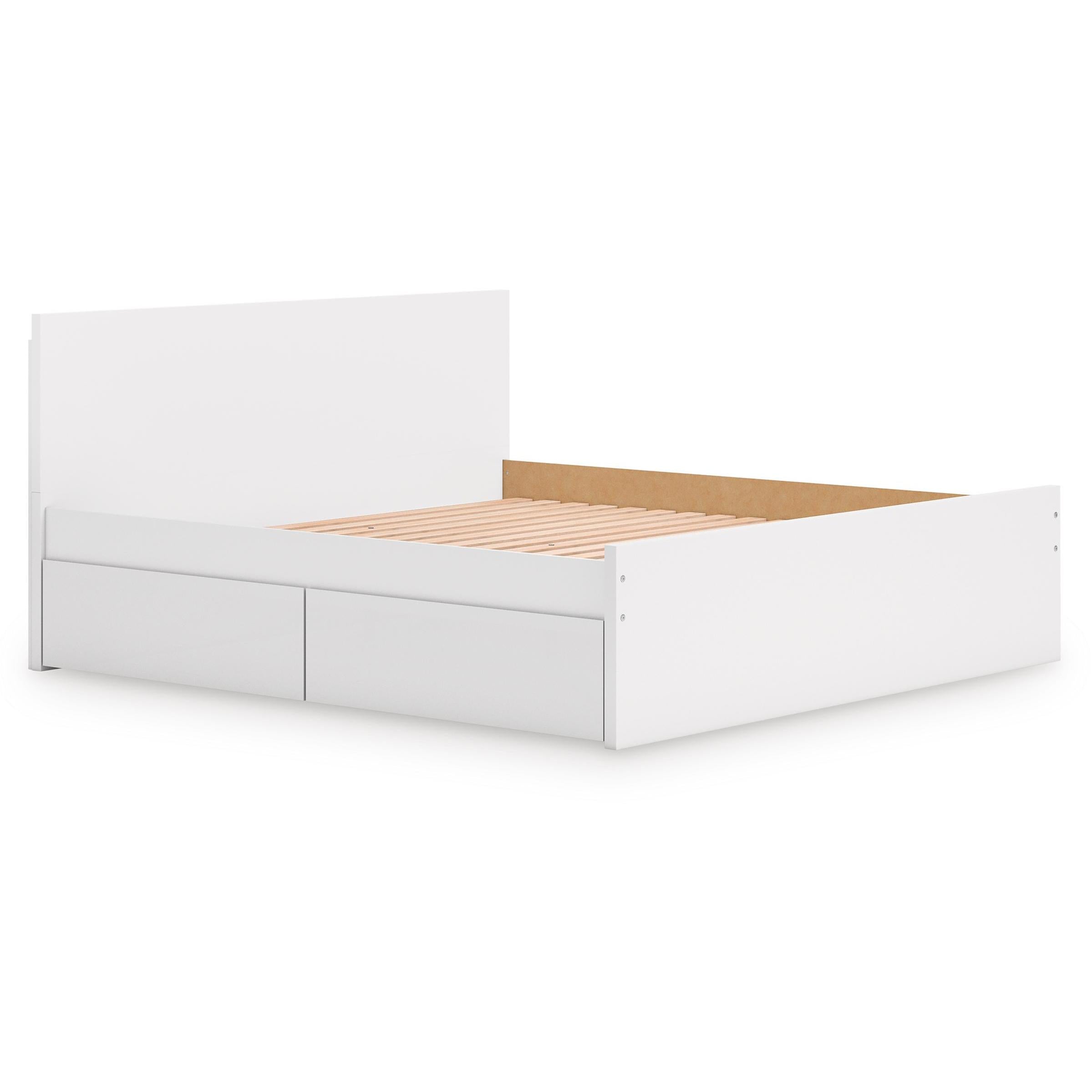  Size_King --  Onita EB9630B20 King Panel Platform Bed with Storage IMAGE 7