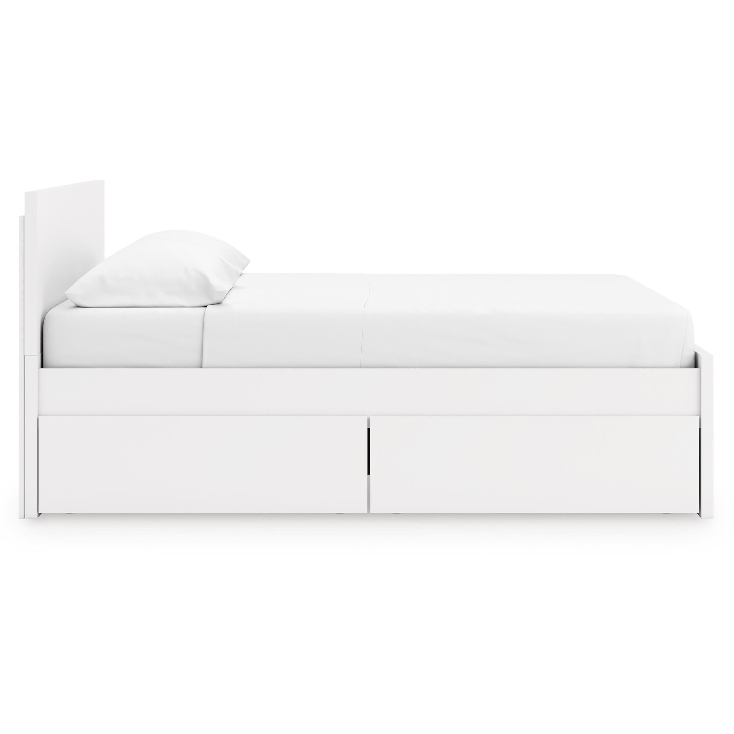  Size_King --  Onita EB9630B21 King Panel Platform Bed with 2 Side Storage IMAGE 4