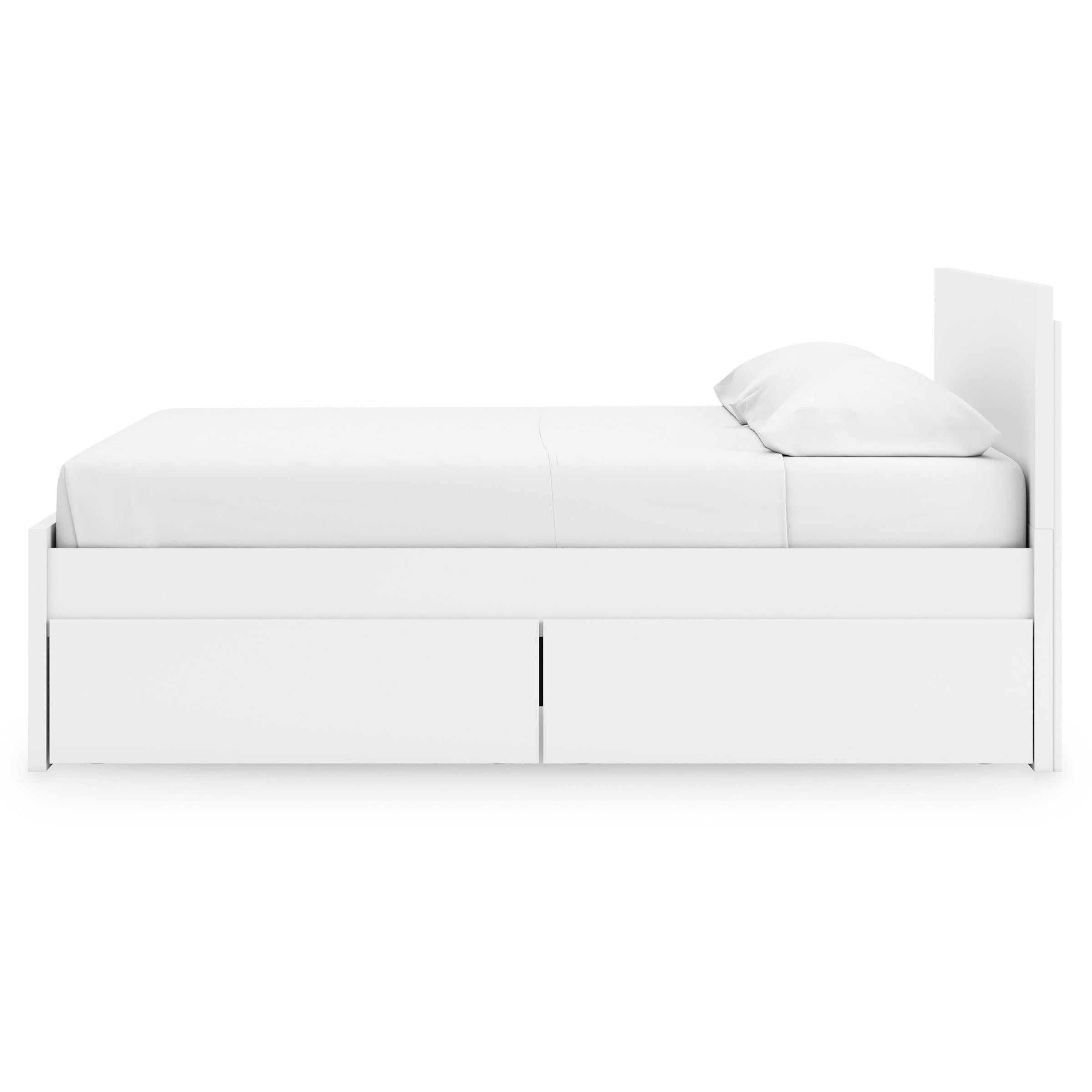  Size_King --  Onita EB9630B21 King Panel Platform Bed with 2 Side Storage IMAGE 5