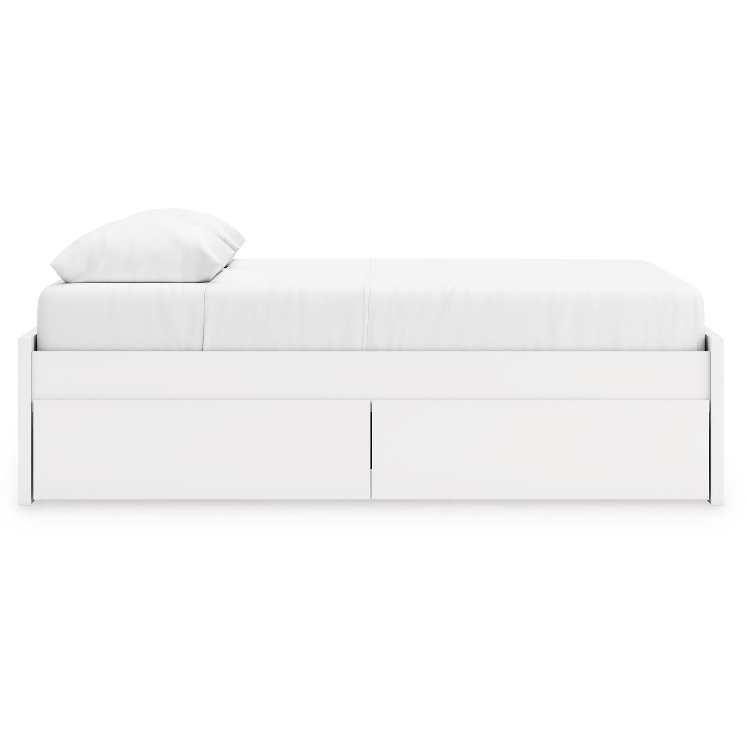  Size_Queen --  Onita EB9630B22 Queen Platform Bed with 1 Side Storage IMAGE 4