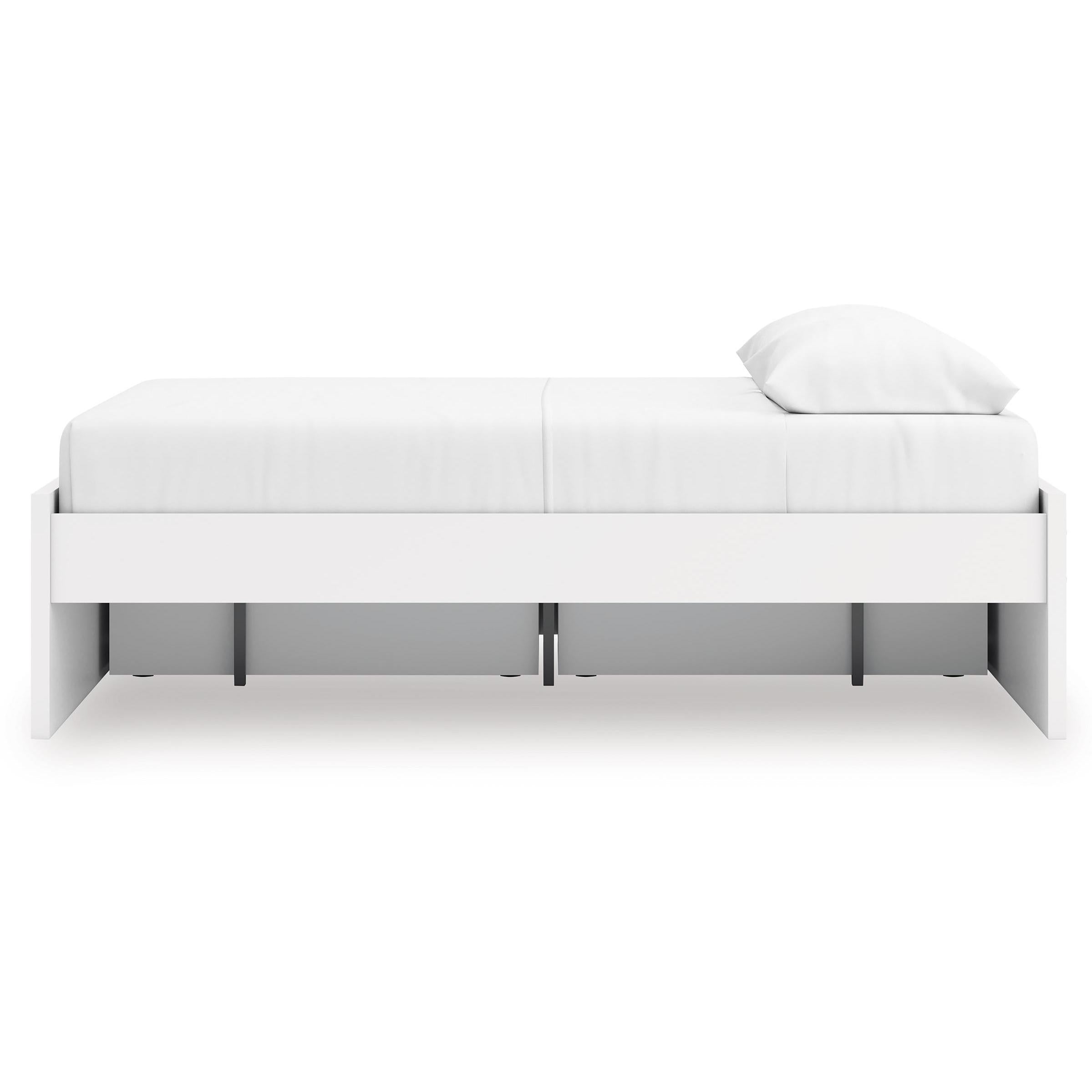  Size_Queen --  Onita EB9630B22 Queen Platform Bed with 1 Side Storage IMAGE 5