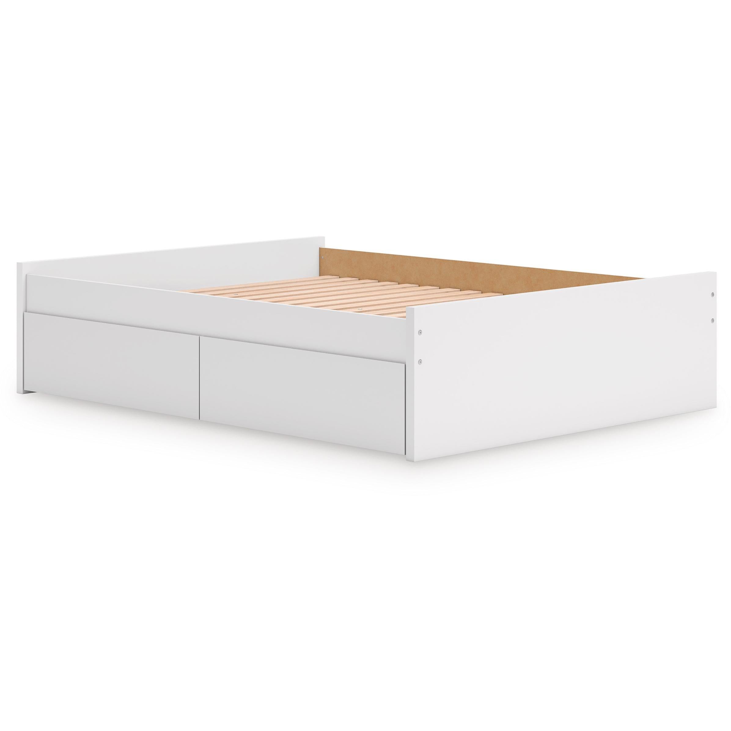  Size_Queen --  Onita EB9630B22 Queen Platform Bed with 1 Side Storage IMAGE 7