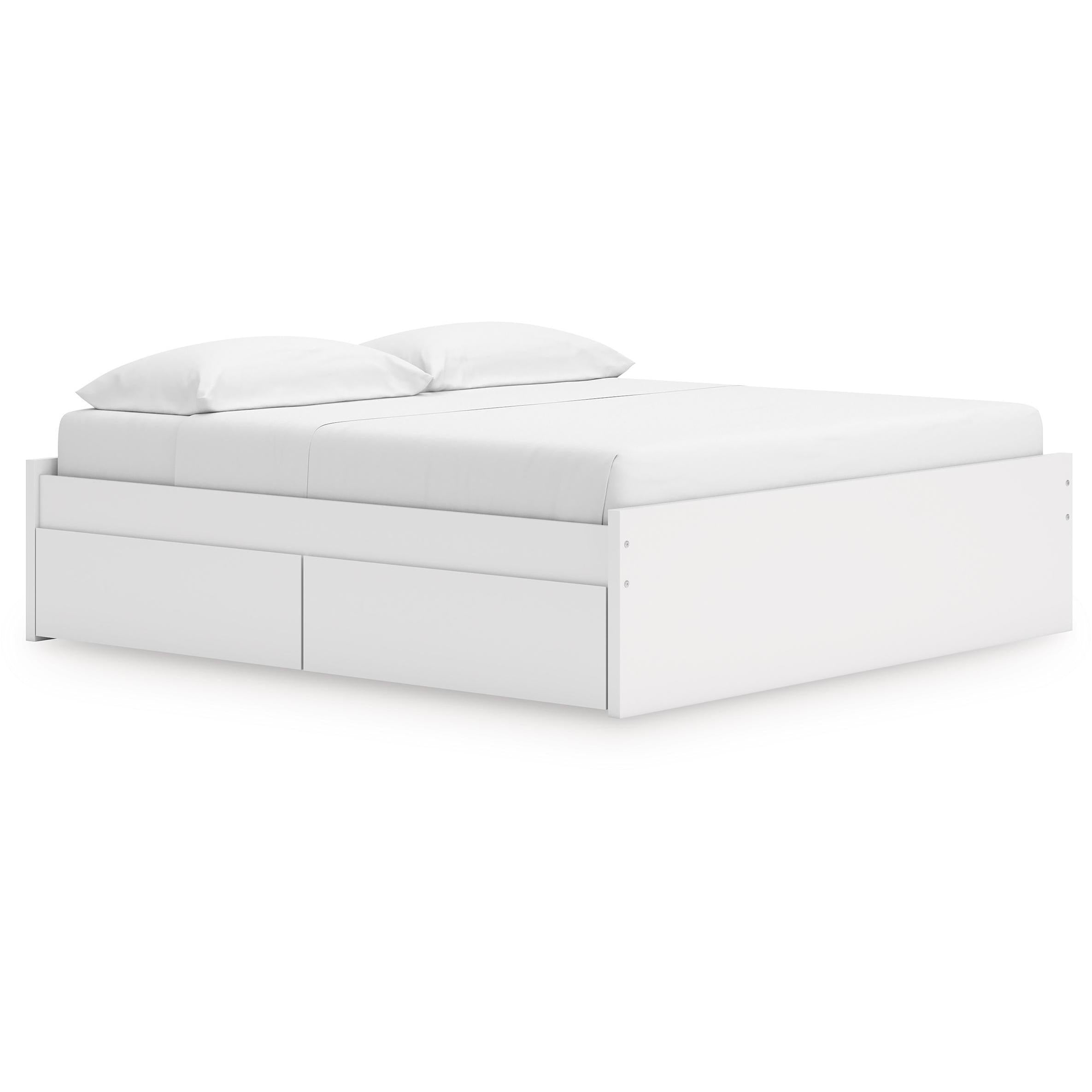  Size_King --  Onita EB9630B23 King Platform Bed with 1 Side Storage IMAGE 1