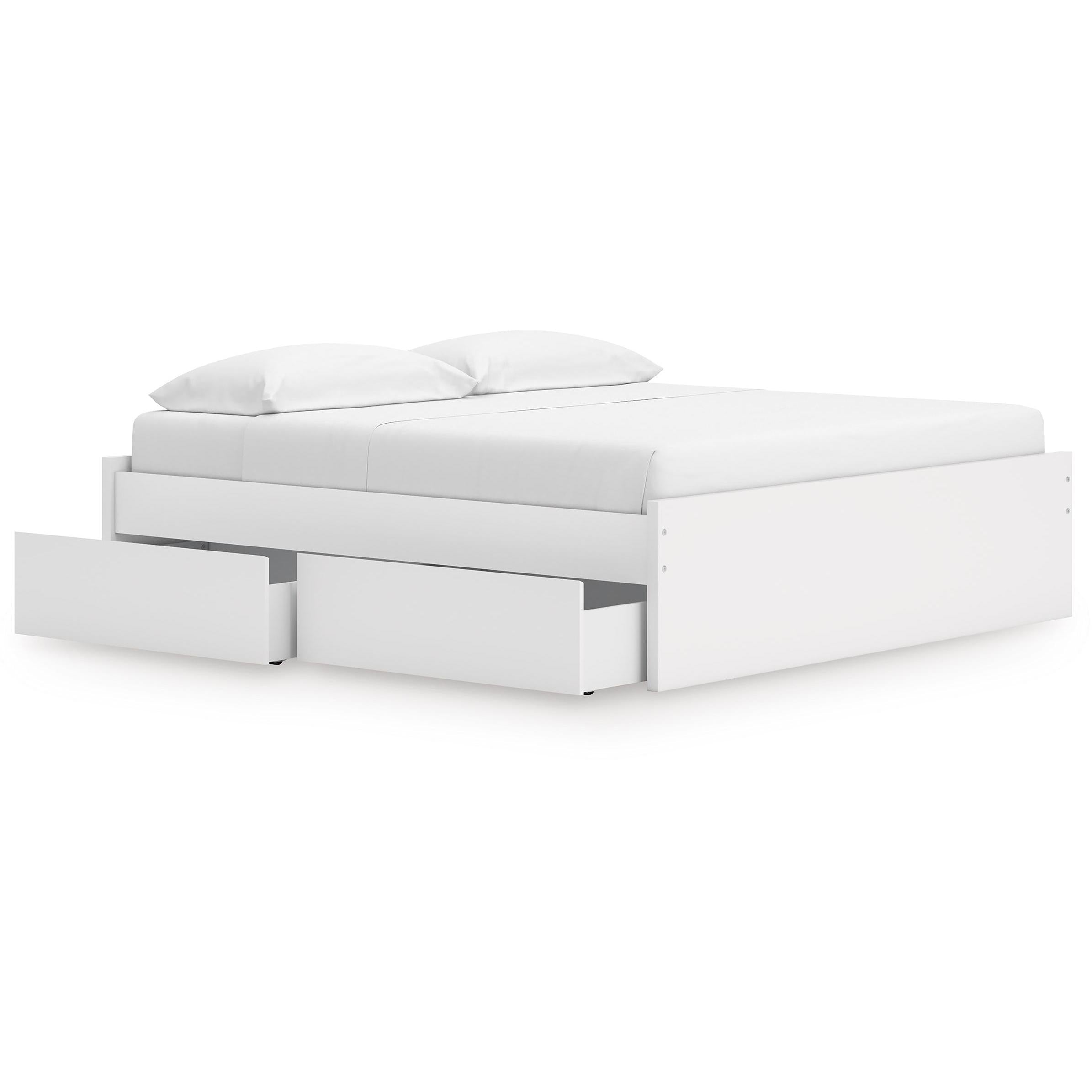  Size_King --  Onita EB9630B23 King Platform Bed with 1 Side Storage IMAGE 2