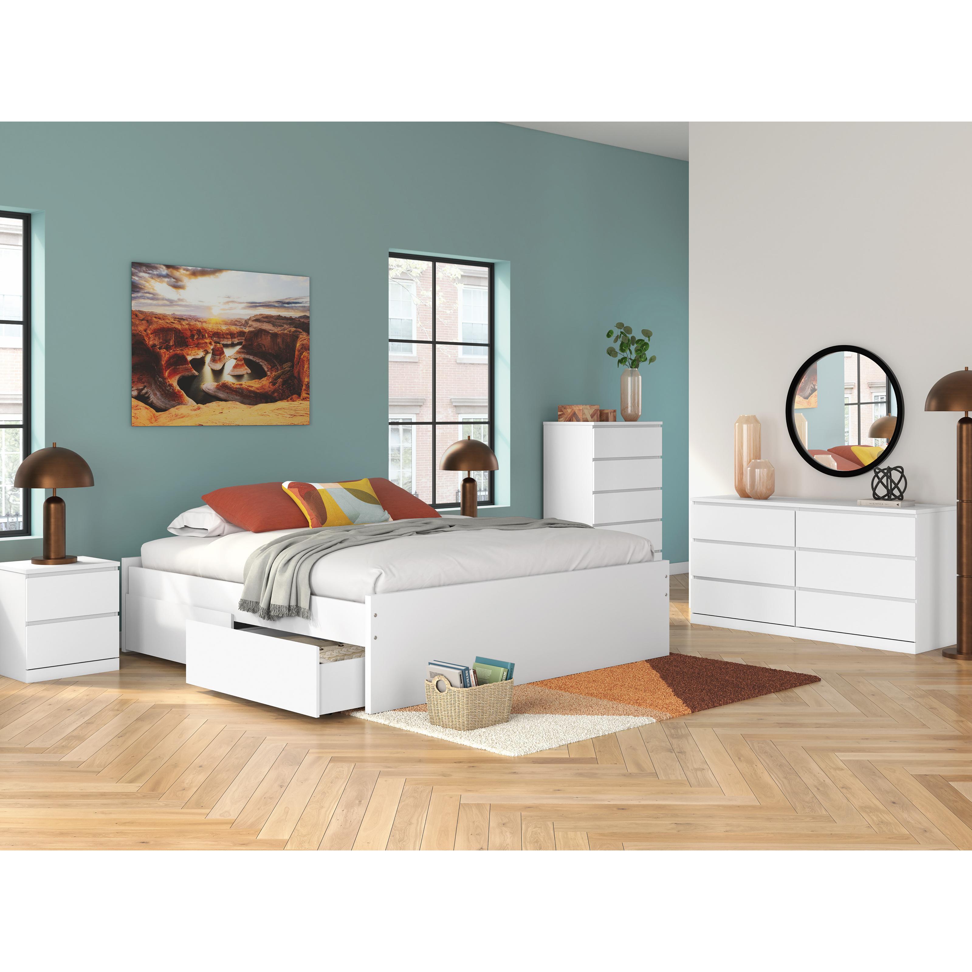  Size_King --  Onita EB9630B23 King Platform Bed with 1 Side Storage IMAGE 8