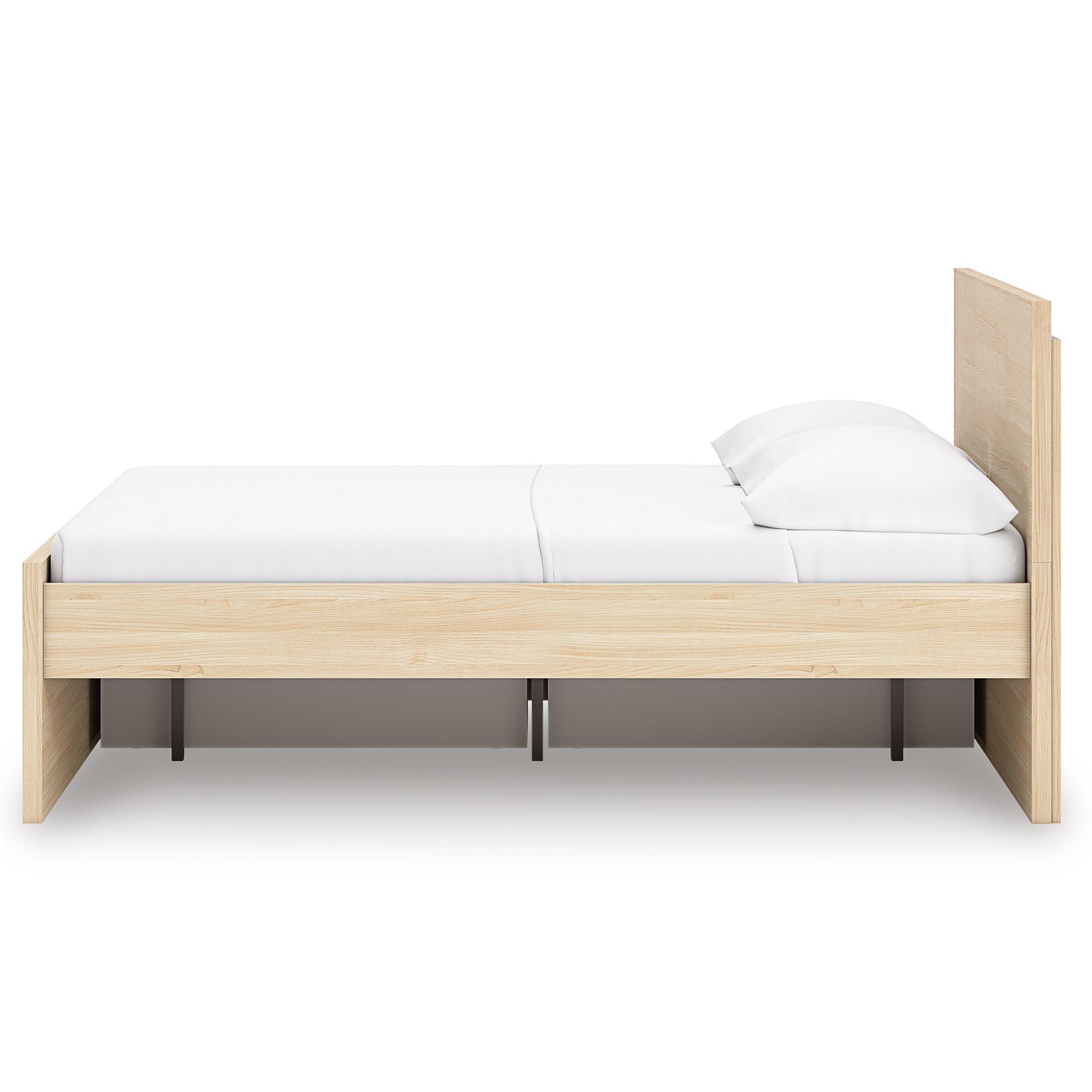  Size_Full --  Onita EB9632B11 Full Panel Platform Bed with 1 Side Storage IMAGE 5