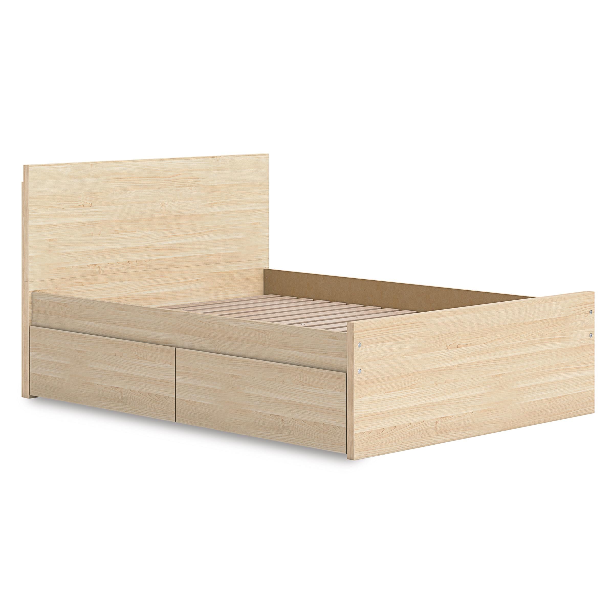  Size_Full --  Onita EB9632B11 Full Panel Platform Bed with 1 Side Storage IMAGE 7