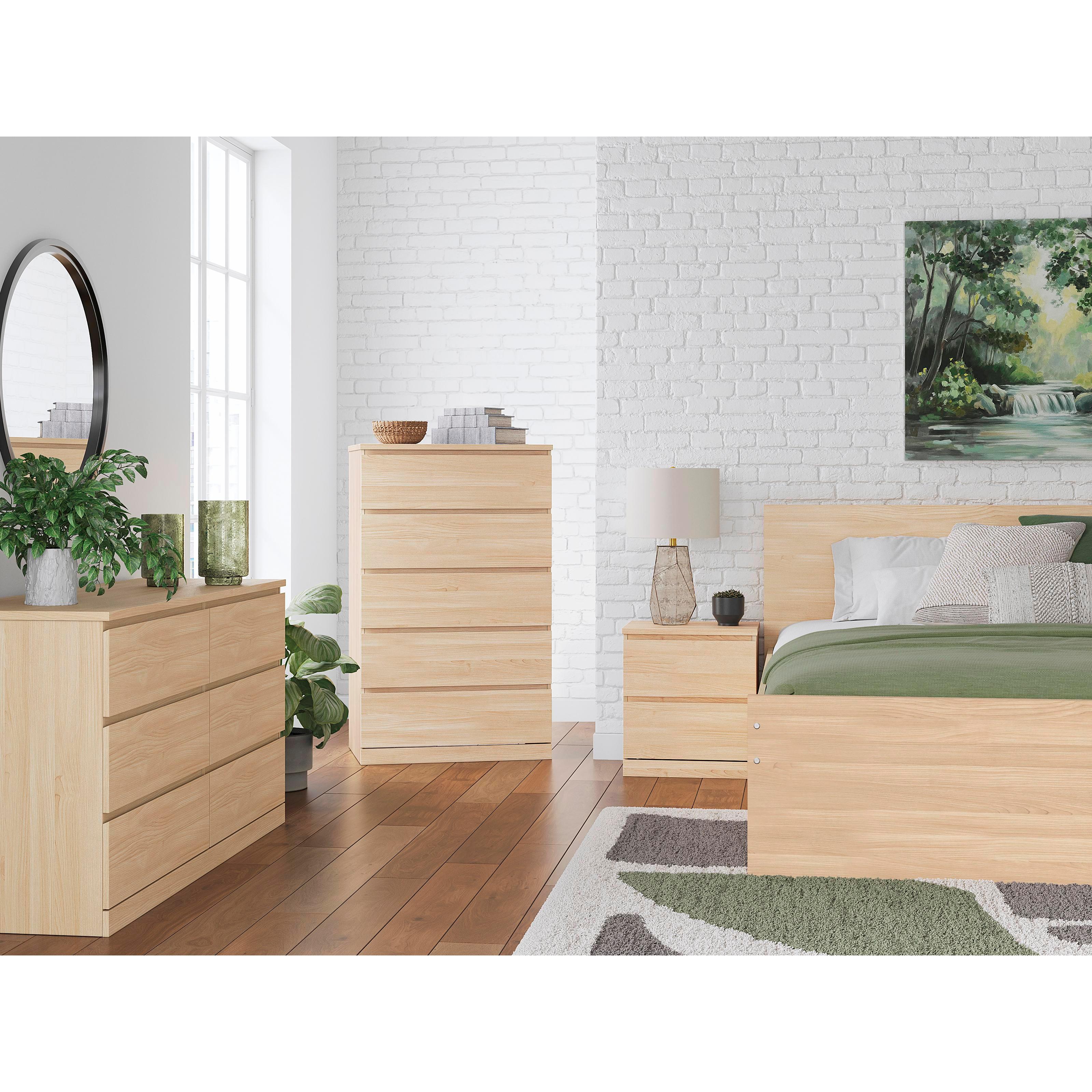  Size_Queen --  Onita EB9632B18 Queen Panel Platform Bed with 2 Side Storage IMAGE 8