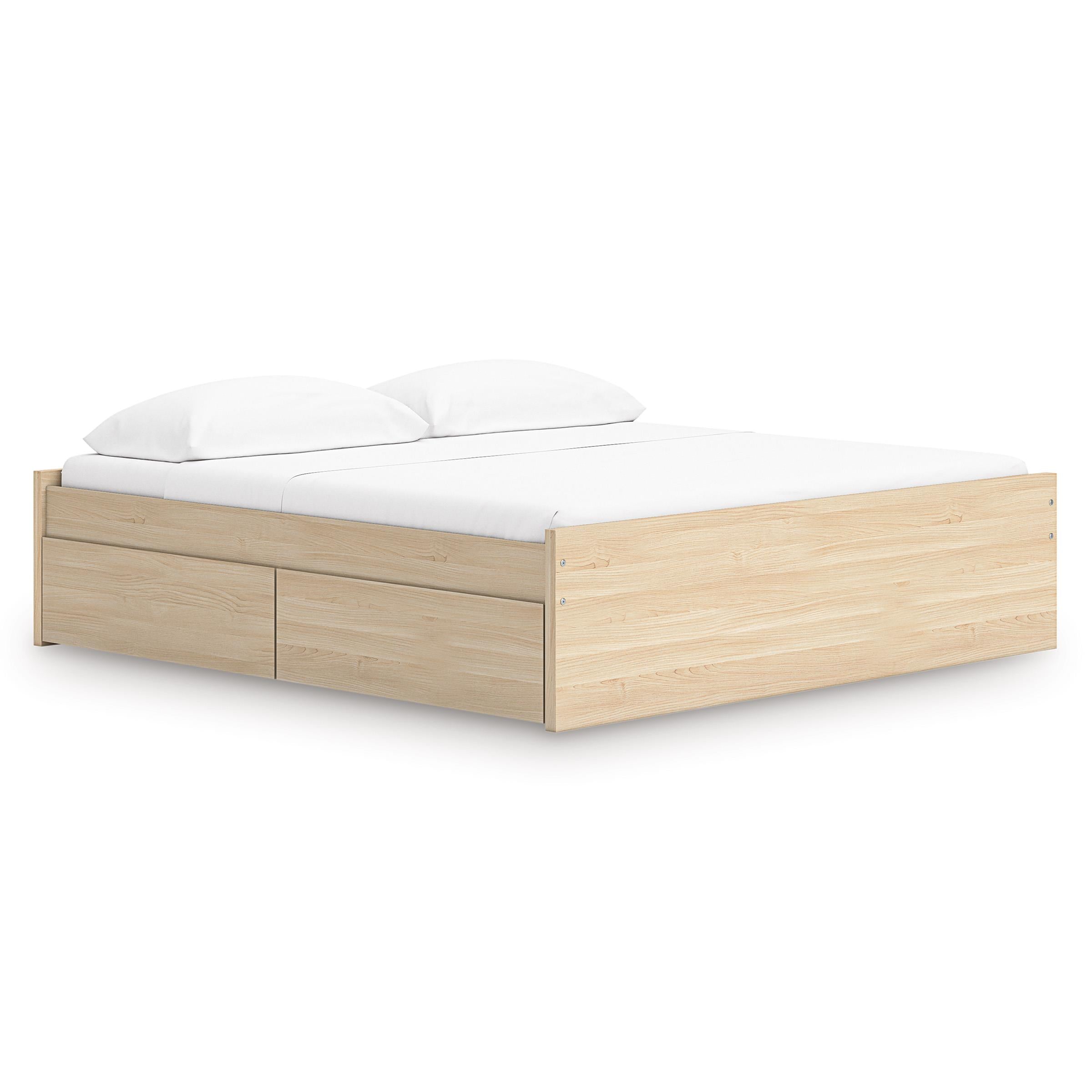  Size_King --  Onita EB9632B20 King Platform Bed with 1 Side Storage IMAGE 1