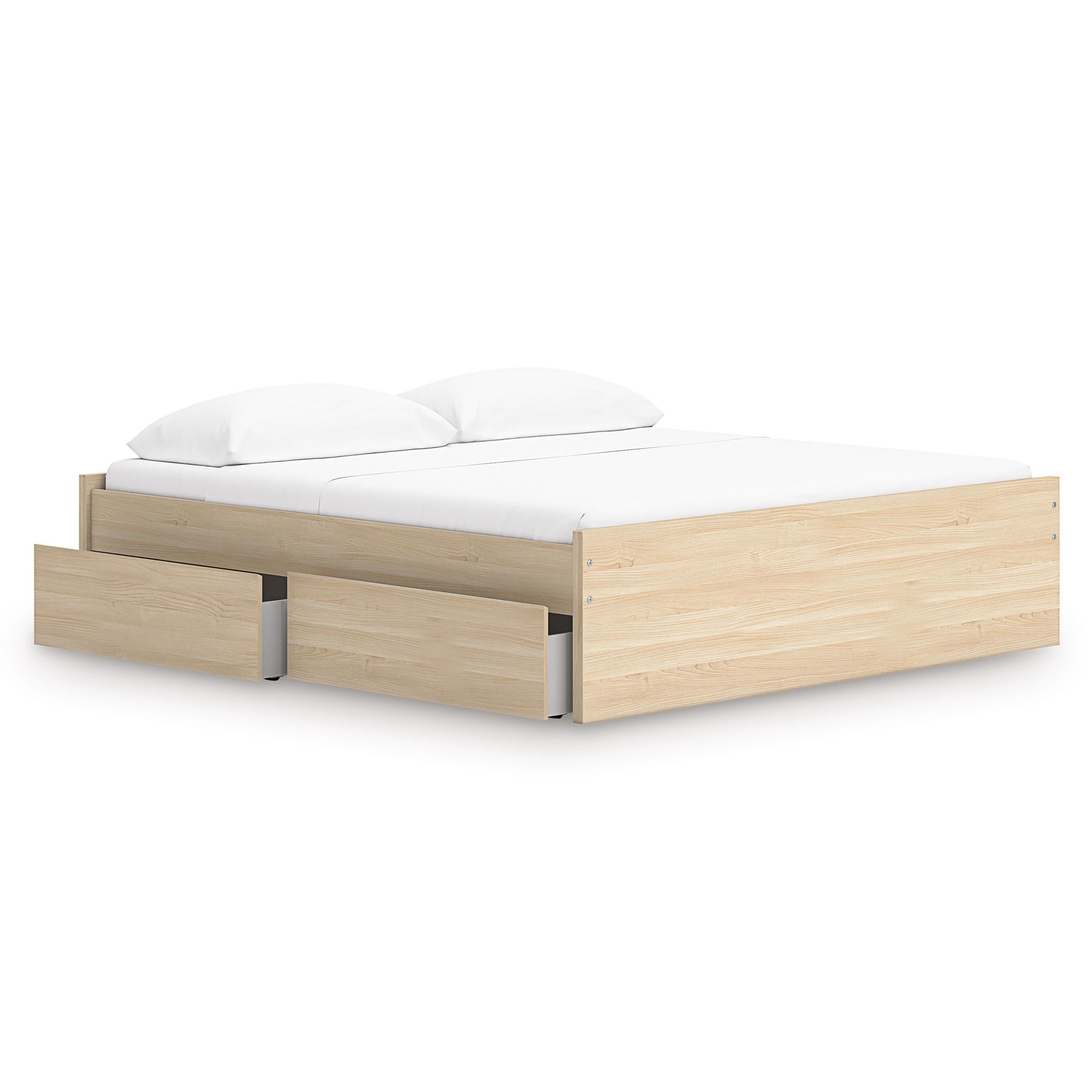  Size_King --  Onita EB9632B20 King Platform Bed with 1 Side Storage IMAGE 2