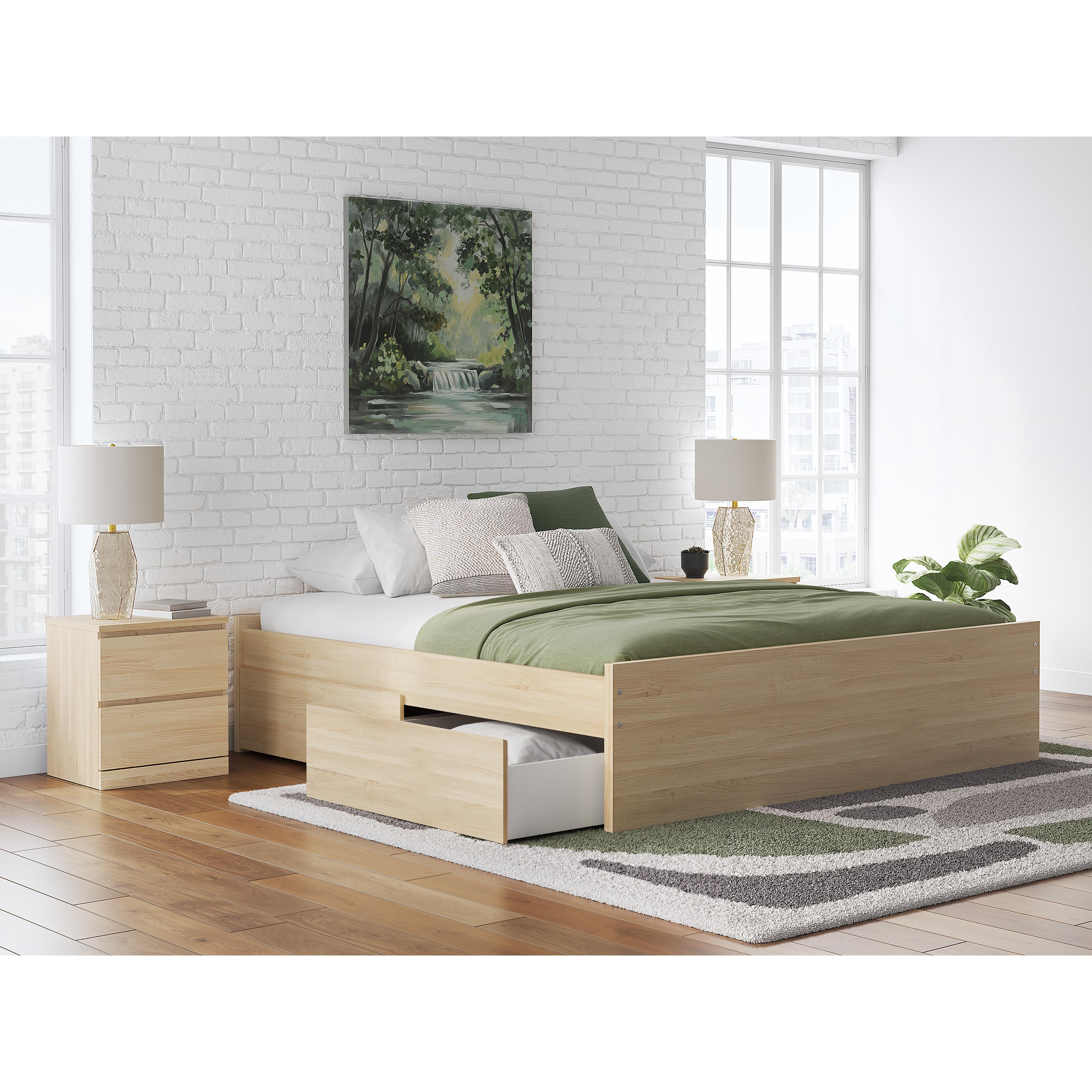  Size_King --  Onita EB9632B20 King Platform Bed with 1 Side Storage IMAGE 7