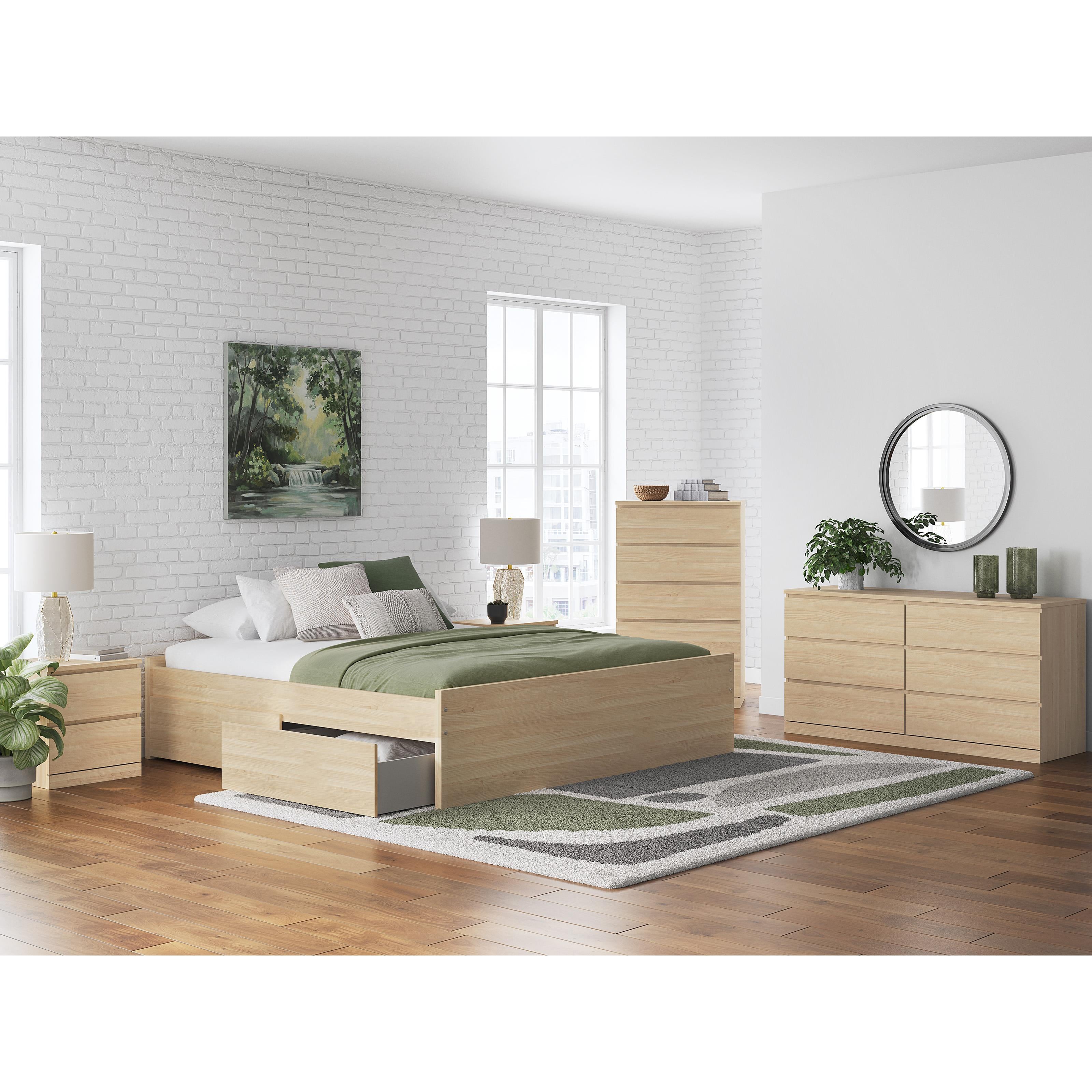  Size_King --  Onita EB9632B20 King Platform Bed with 1 Side Storage IMAGE 8