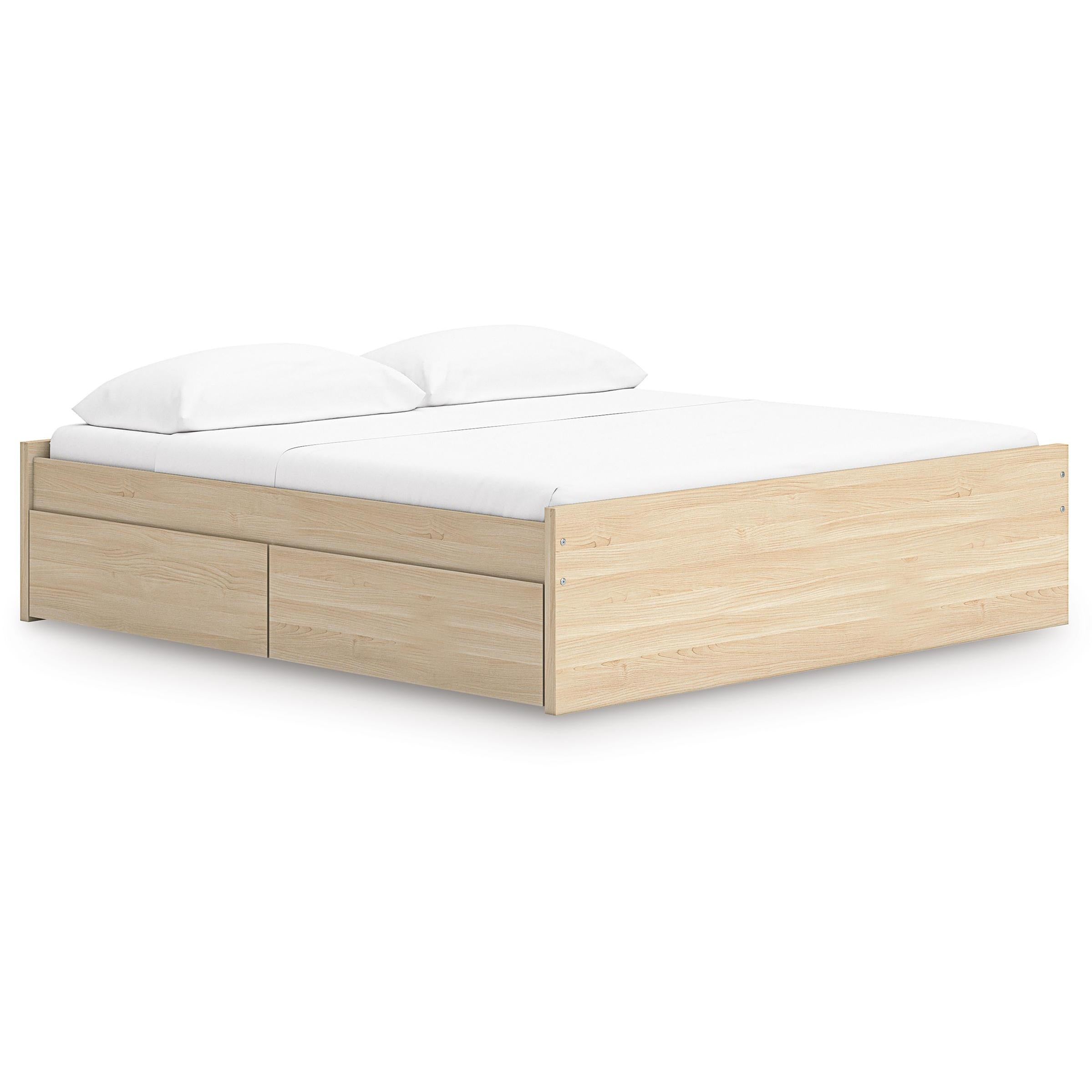  Size_King --  Onita EB9632B21 King Platform Bed with 2 Side Storage IMAGE 1