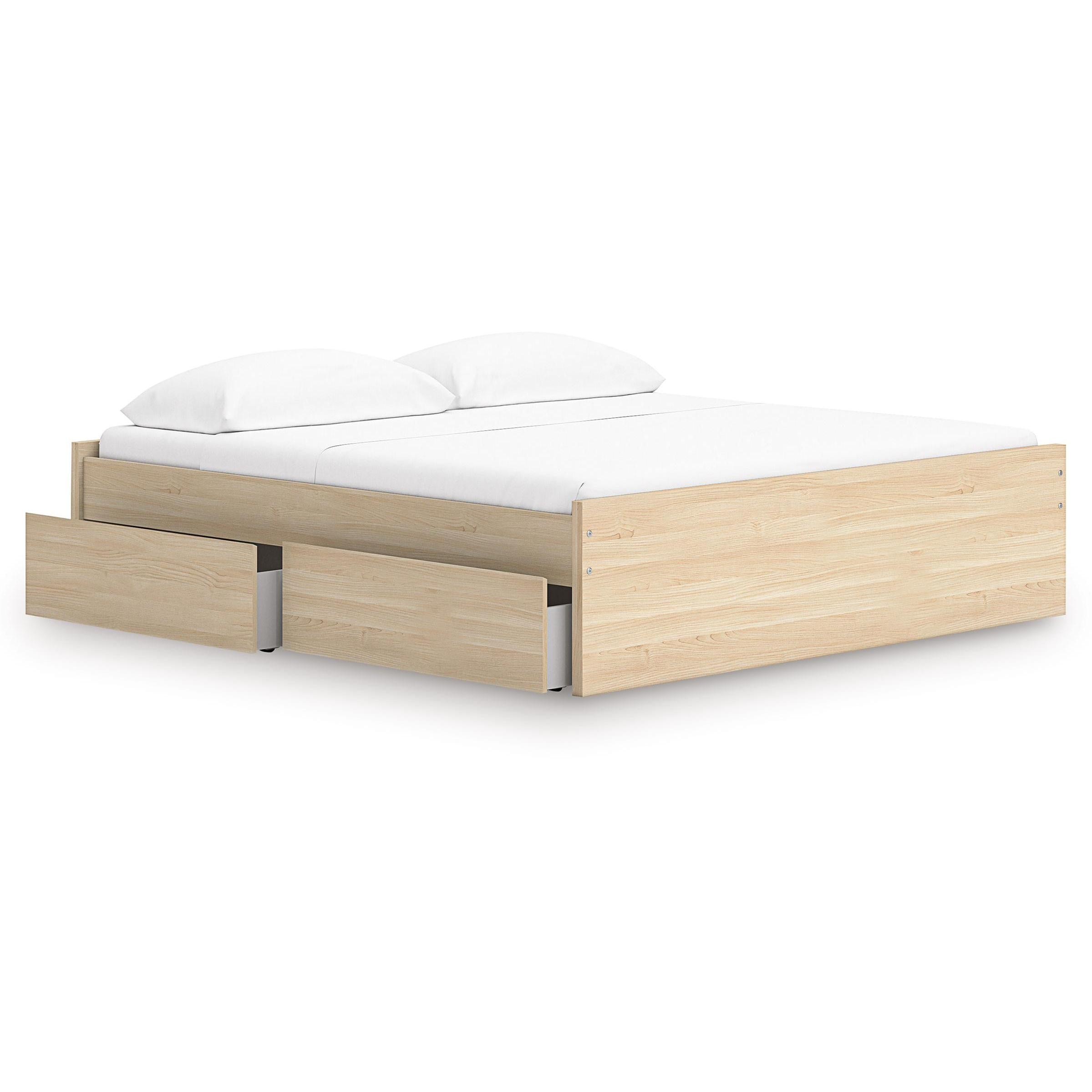  Size_King --  Onita EB9632B21 King Platform Bed with 2 Side Storage IMAGE 2