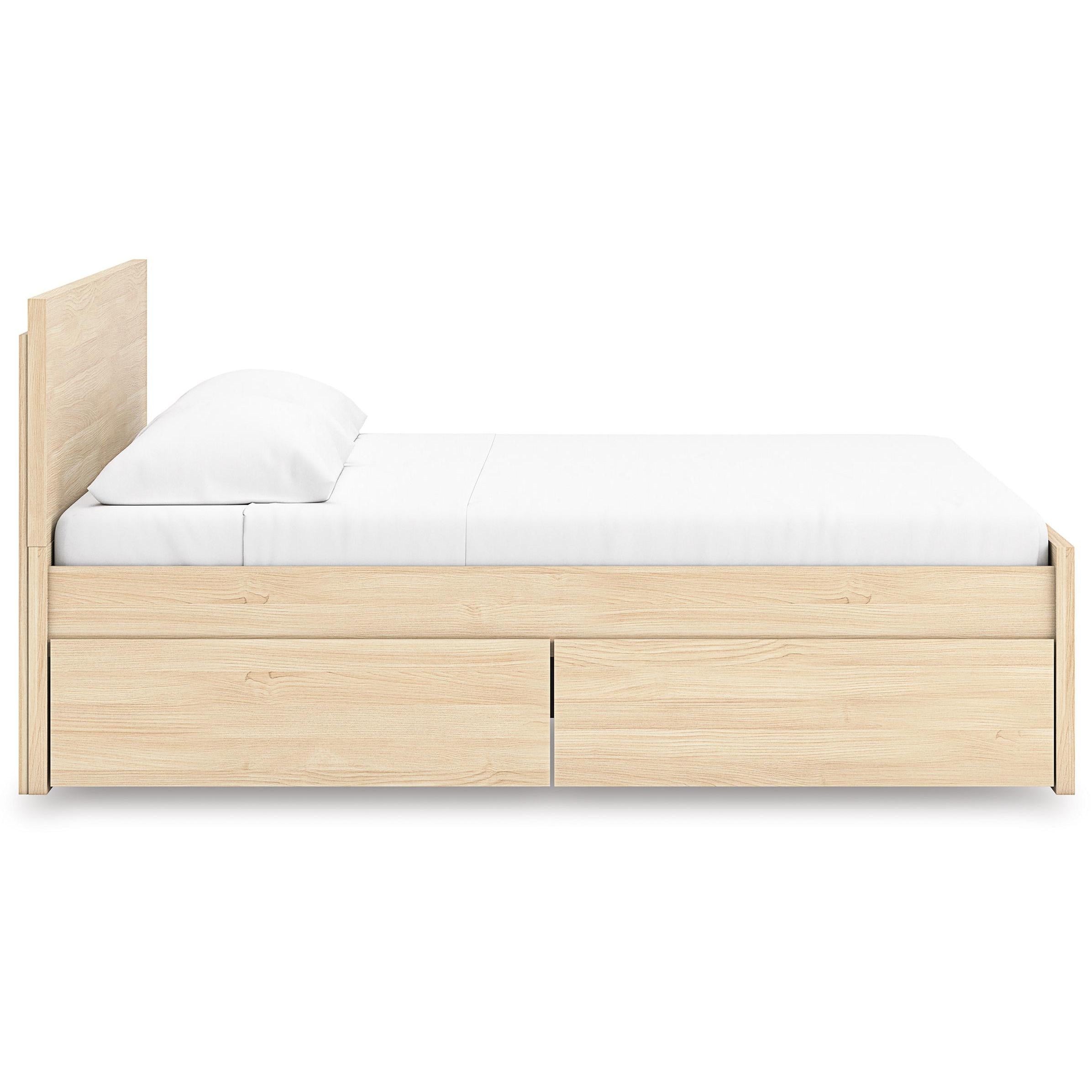  Size_King --  Onita EB9632B23 King Panel Platform Bed with Storage IMAGE 4