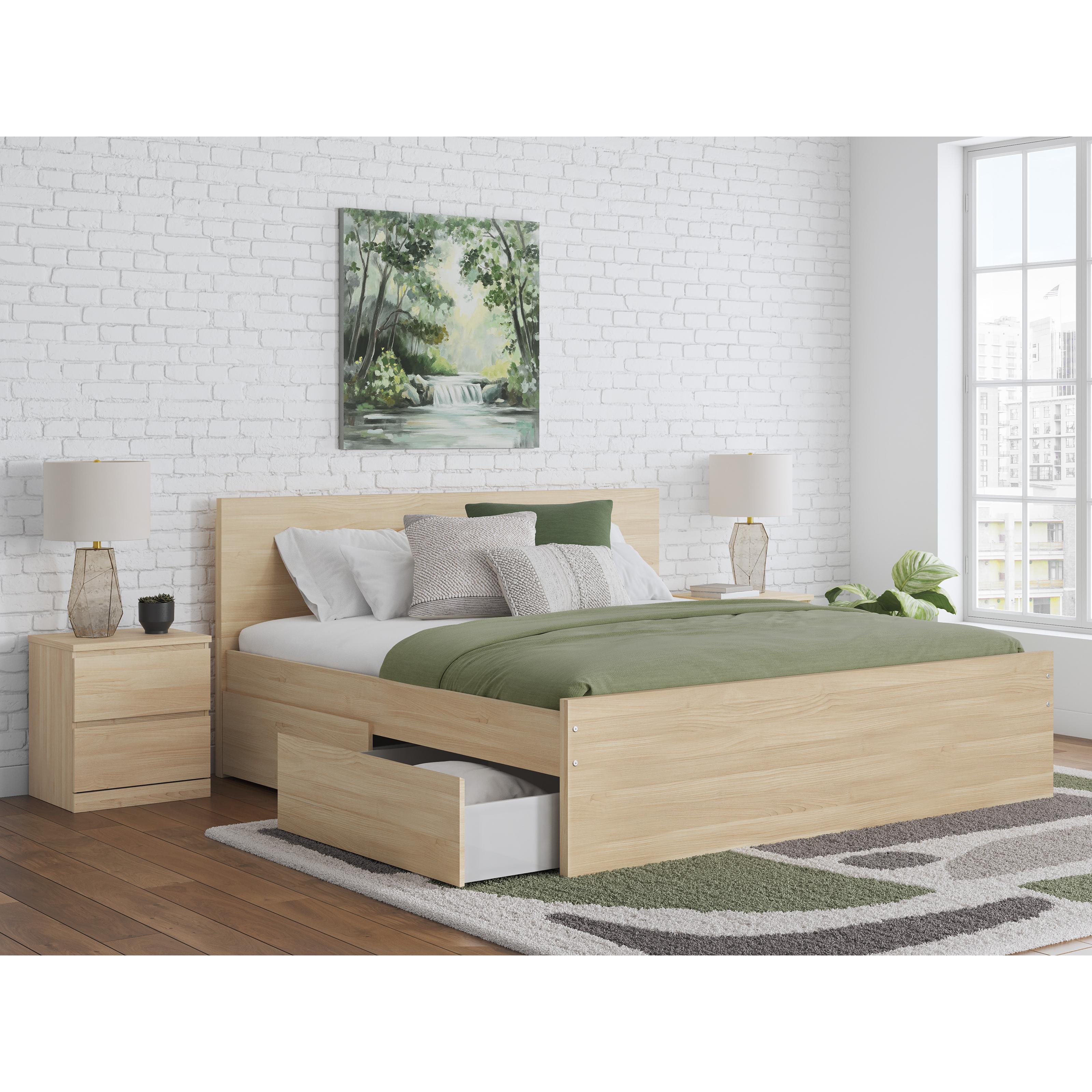  Size_King --  Onita EB9632B23 King Panel Platform Bed with Storage IMAGE 8