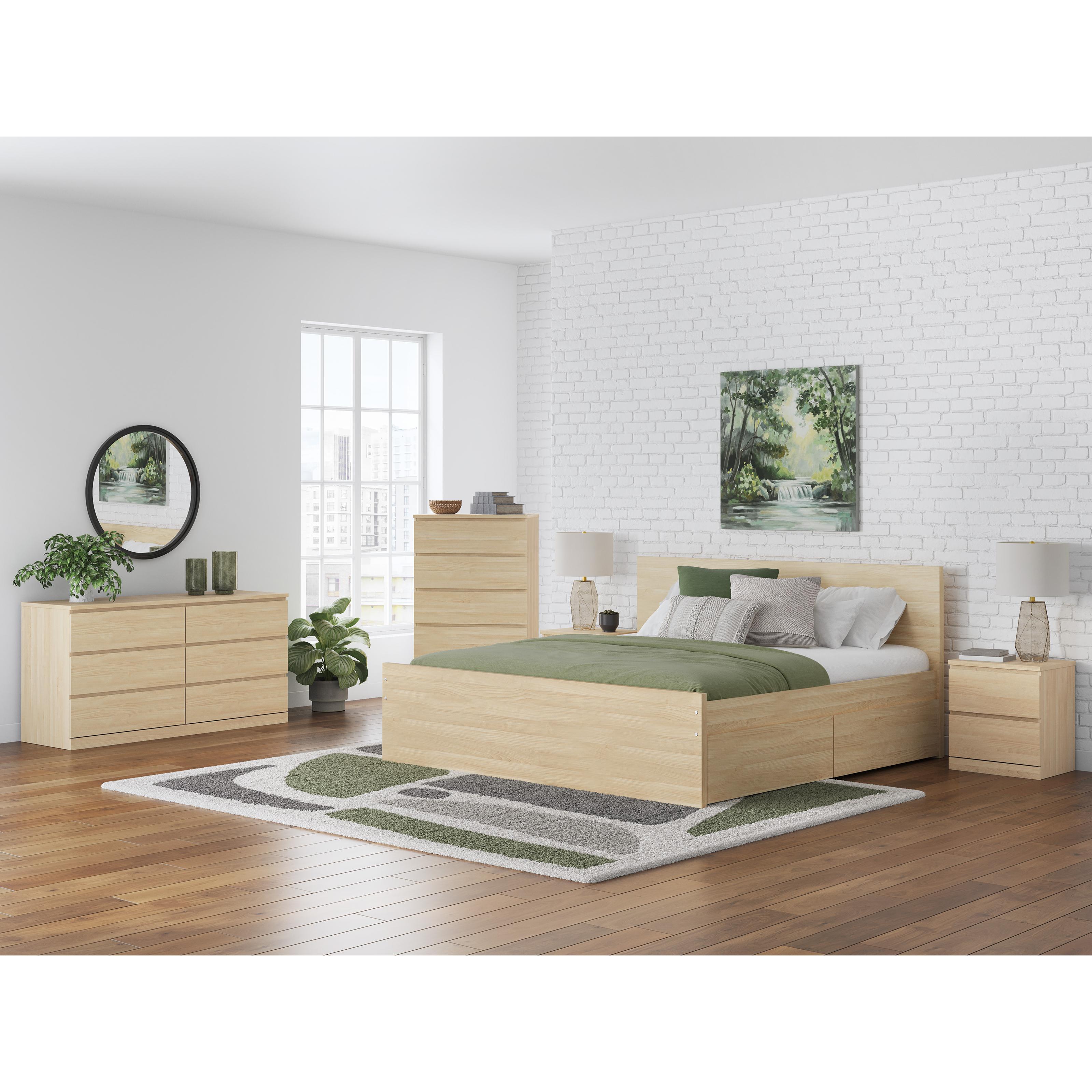  Size_King --  Onita EB9632B24 King Panel Platform Bed with 2 Side Storage IMAGE 8