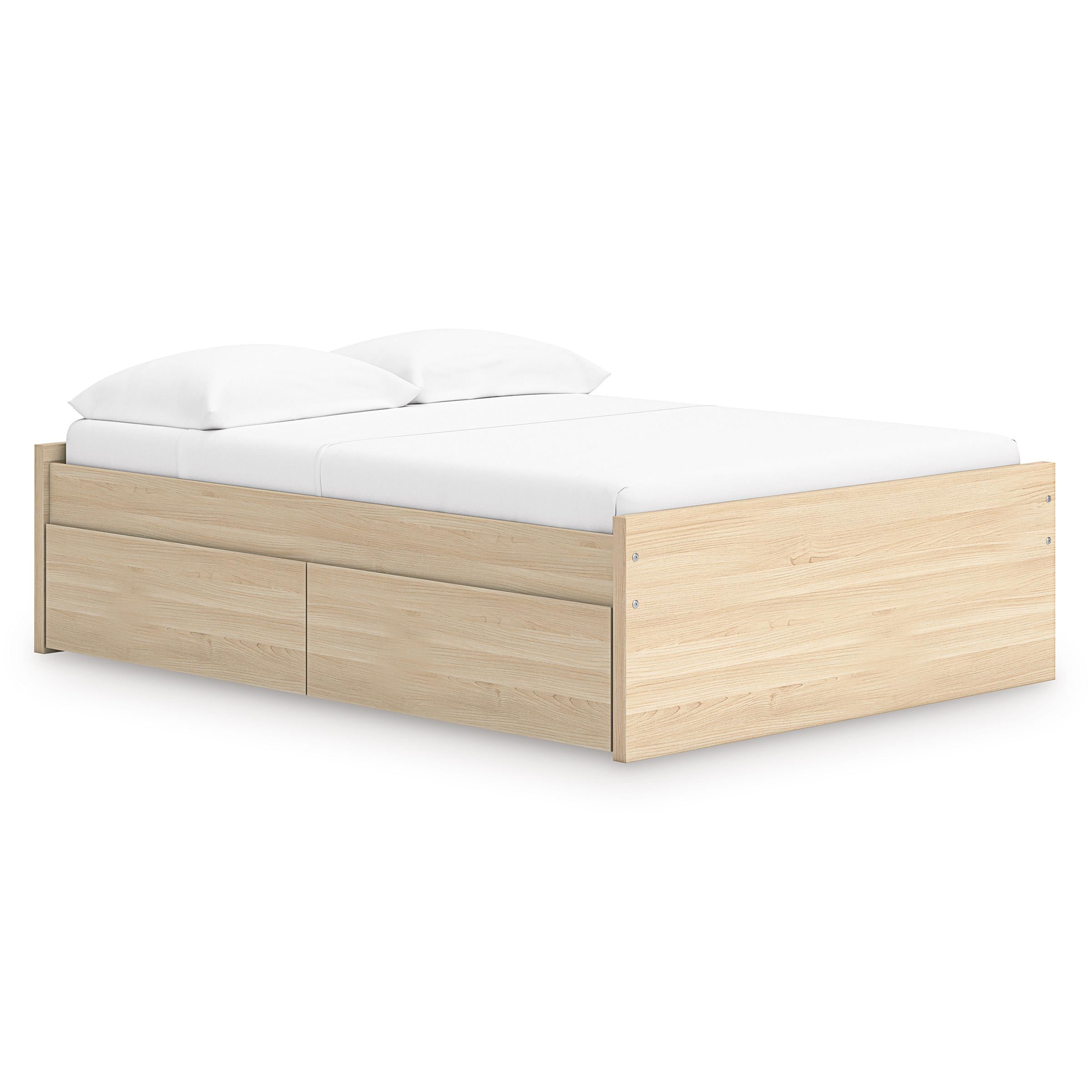 Size_Full --  Onita EB9632B8 Full Platform Bed with 1 Side Storage IMAGE 1