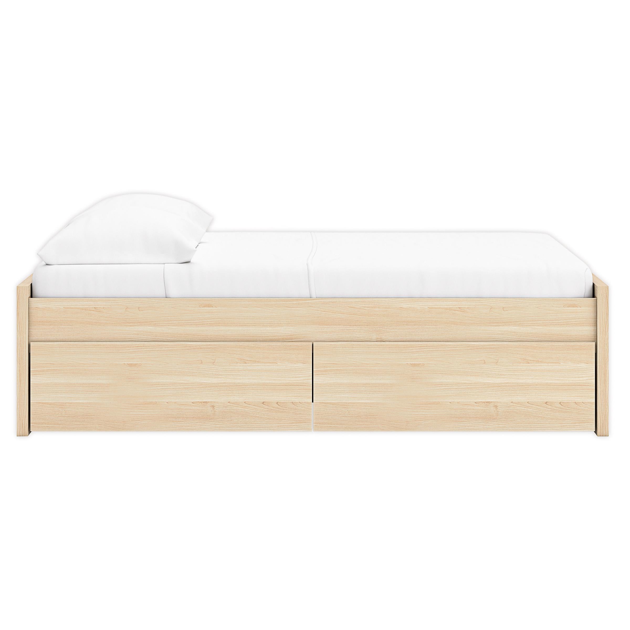  Size_Full --  Onita EB9632B8 Full Platform Bed with 1 Side Storage IMAGE 4