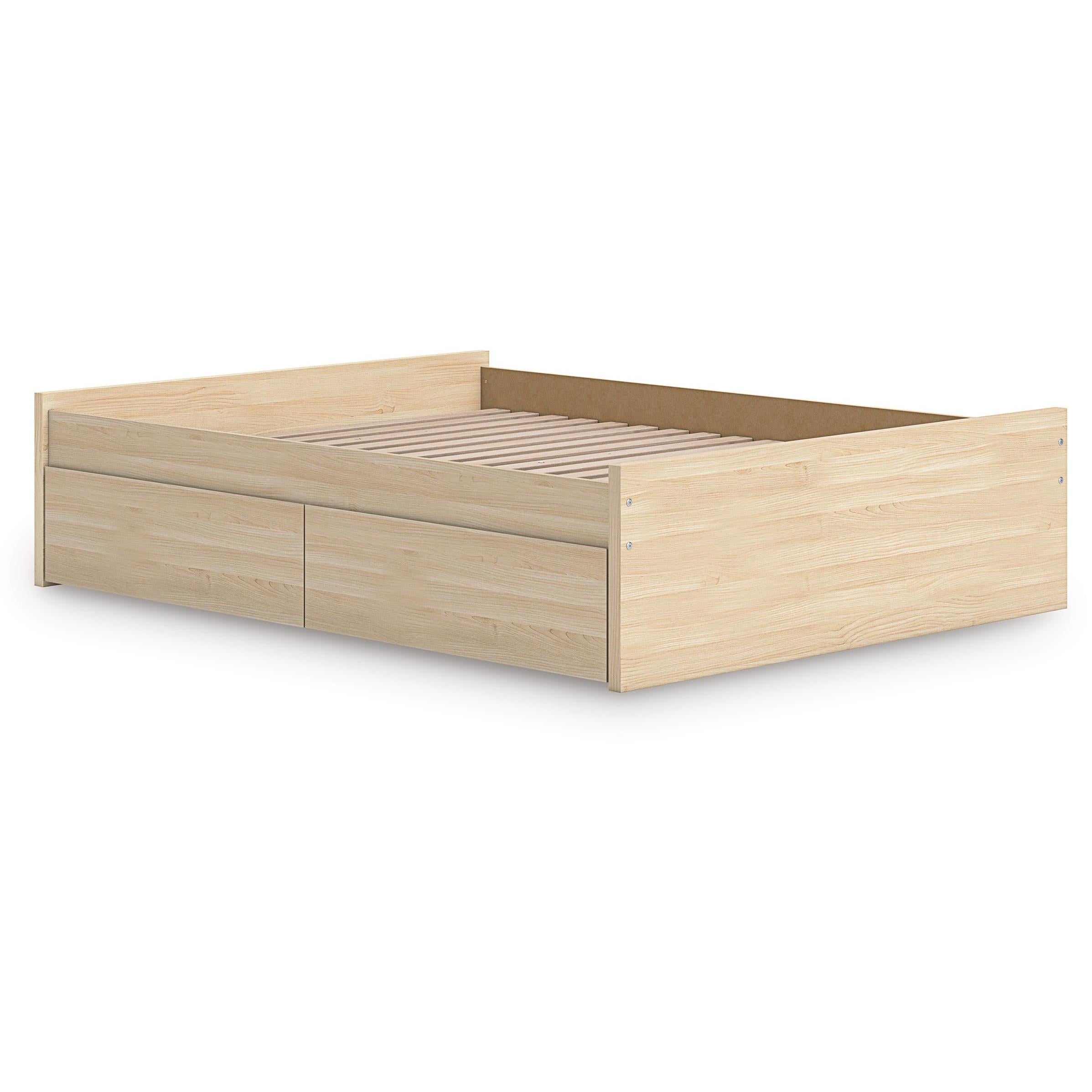  Size_Queen --  Onita EB9632B9 Queen Platform Bed with 1 Side Storage IMAGE 7