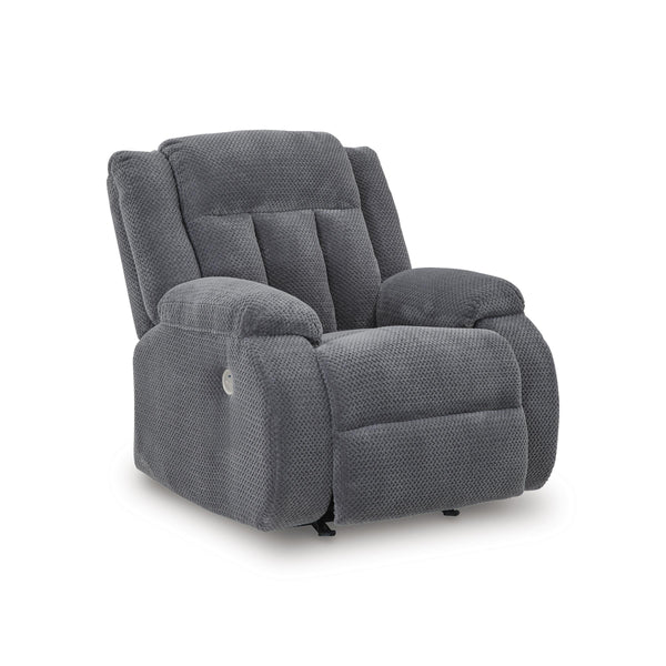 Signature Design by Ashley Observation Power Rocker Fabric Recliner