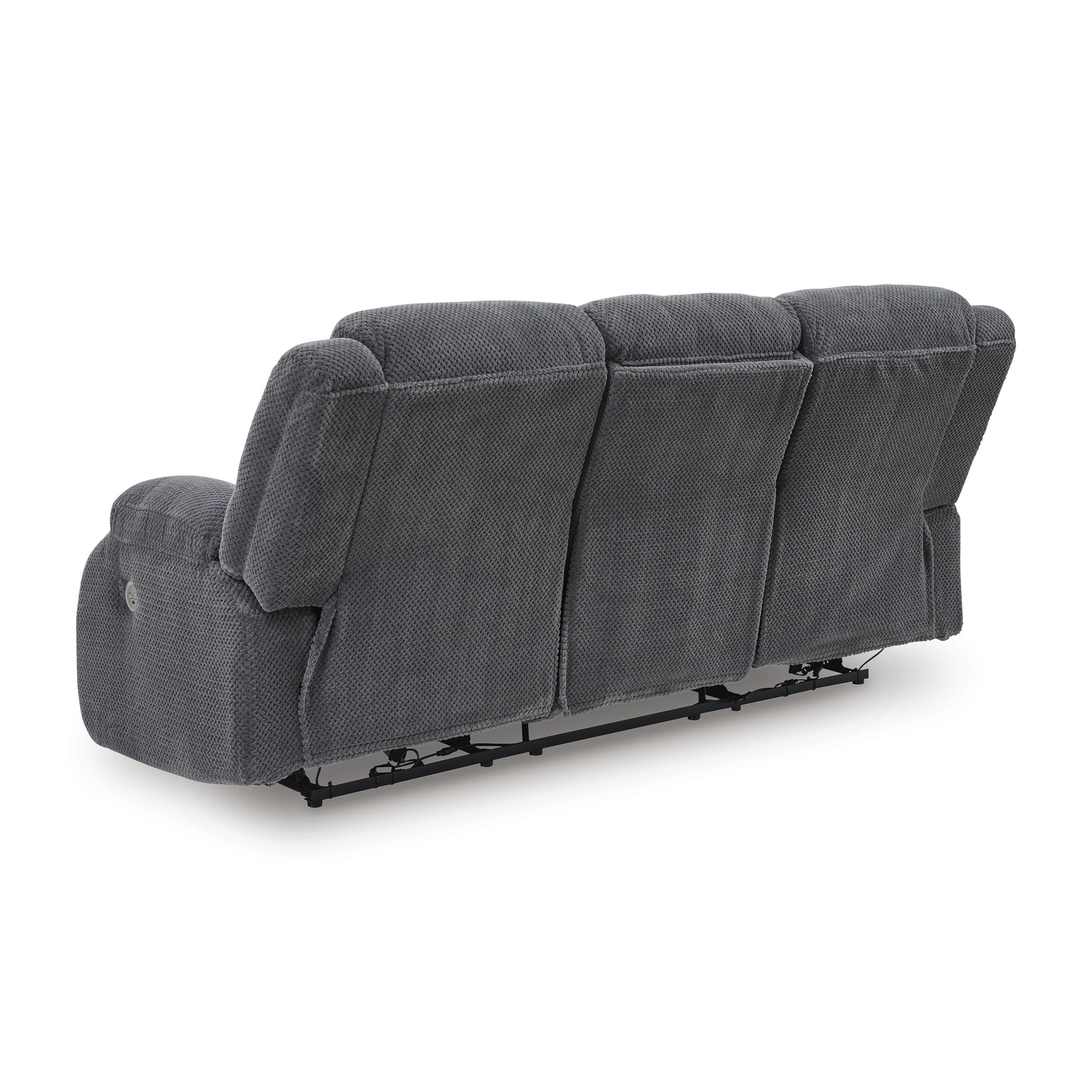  Manufacturer Color_Steel --  Signature Design by Ashley Observation Power Reclining Fabric Sofa IMAGE 5