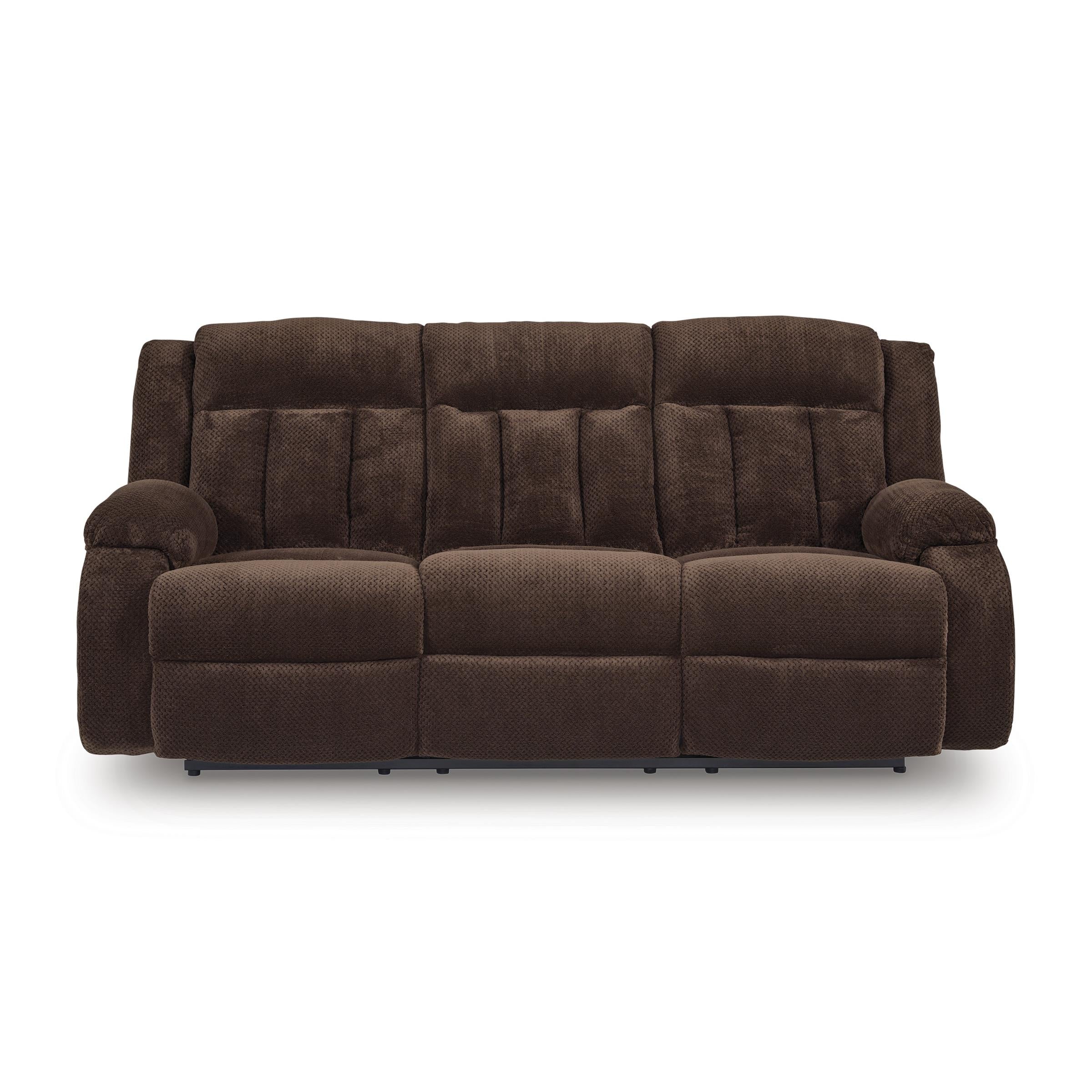  Manufacturer Color_Chocolate --  Observation PC2140699 Reclining Power Sofa with Drop Down Table IMAGE 2