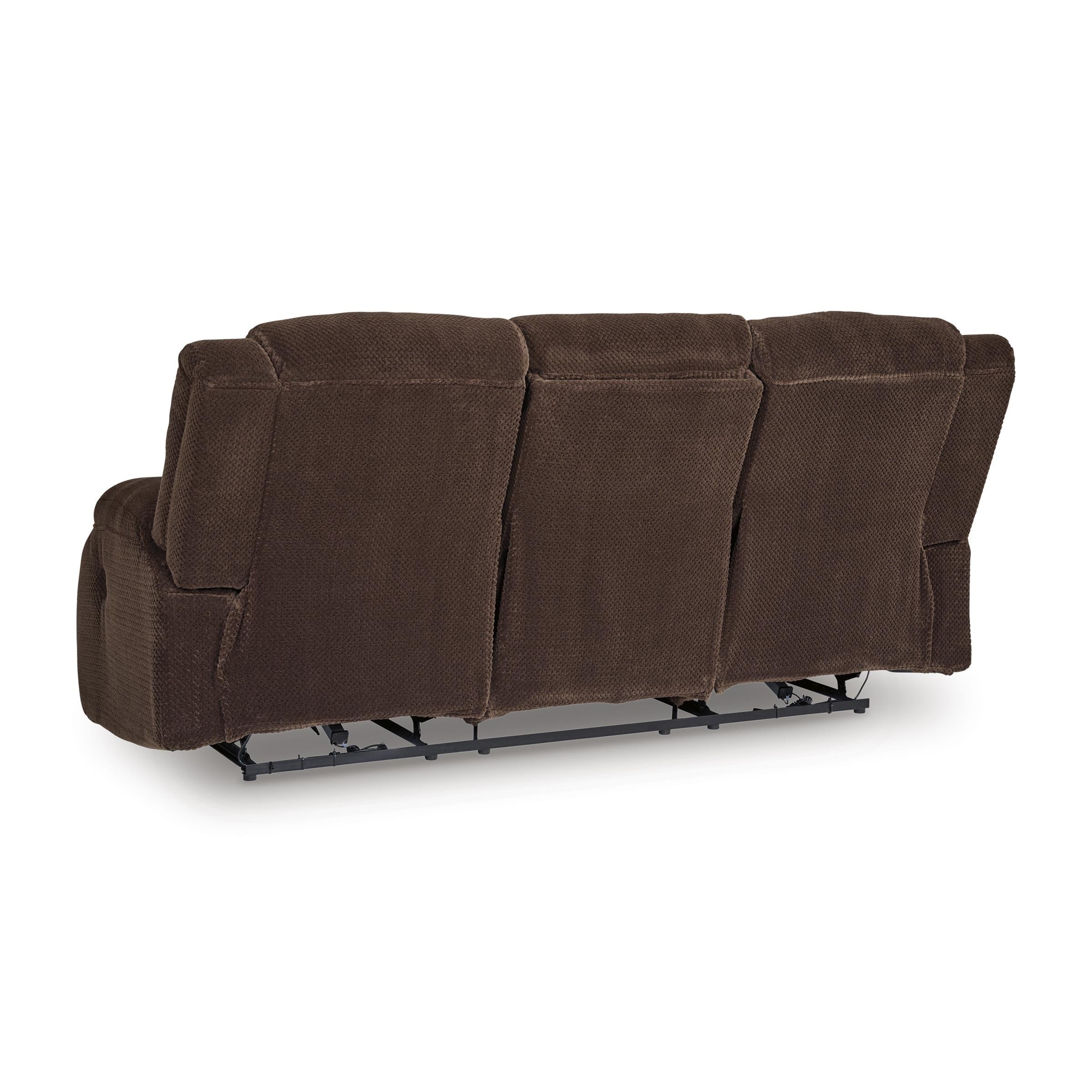  Manufacturer Color_Chocolate --  Observation PC2140699 Reclining Power Sofa with Drop Down Table IMAGE 4