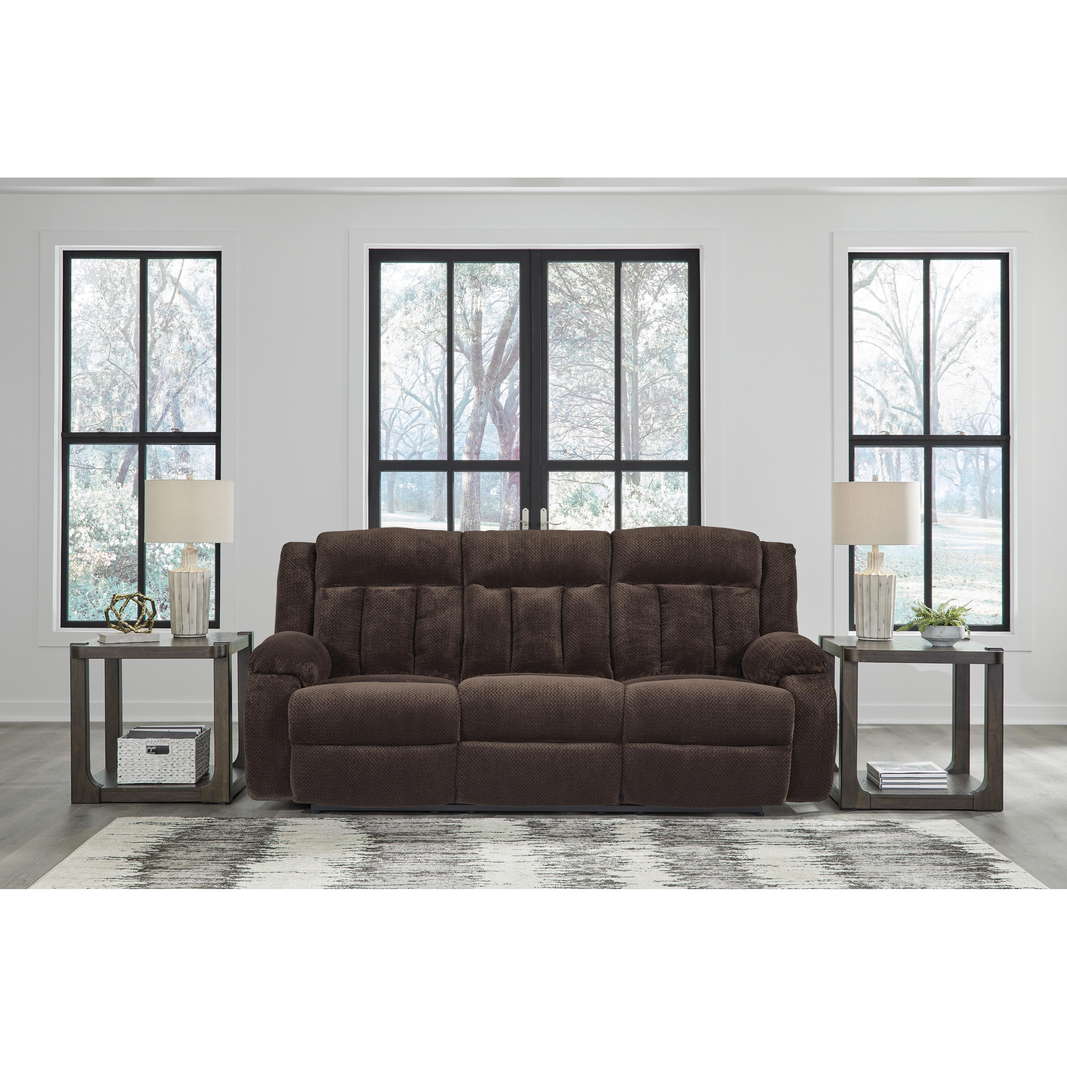  Manufacturer Color_Chocolate --  Observation PC2140699 Reclining Power Sofa with Drop Down Table IMAGE 5