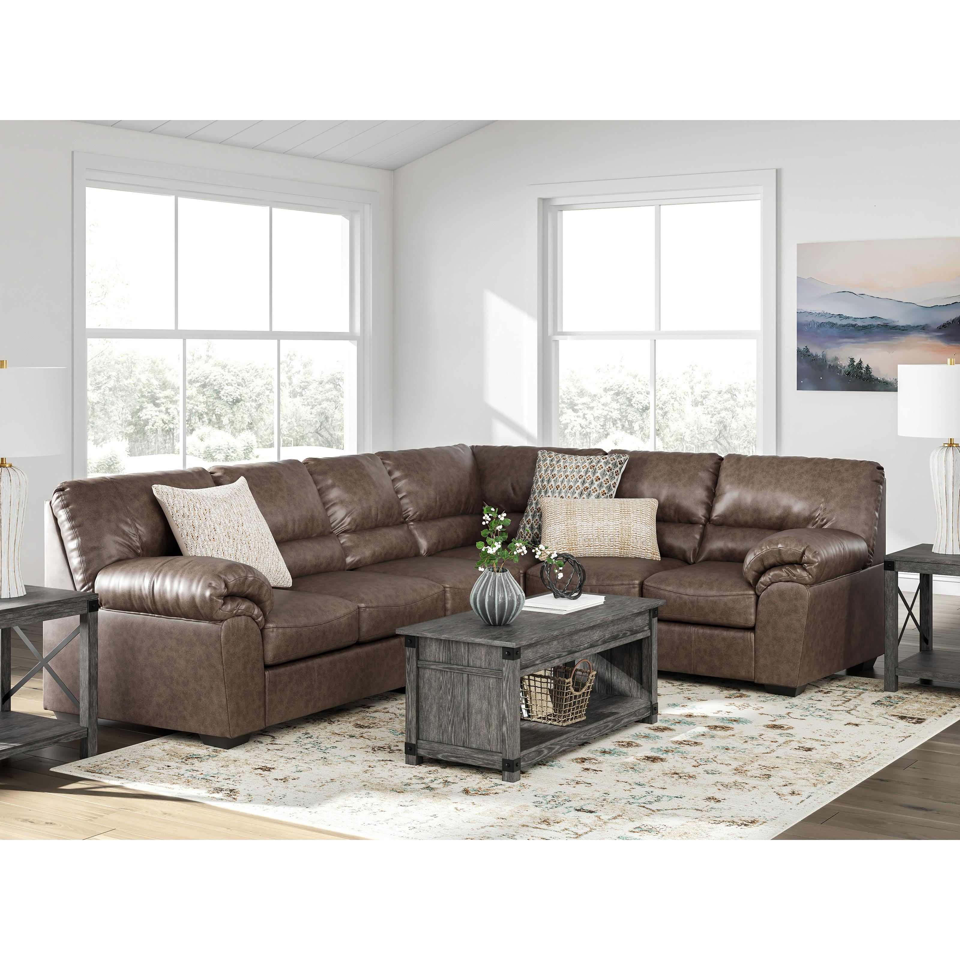  Manufacturer Color_Umber --  WillowBend PC27705S3 3 pc Sectional IMAGE 4