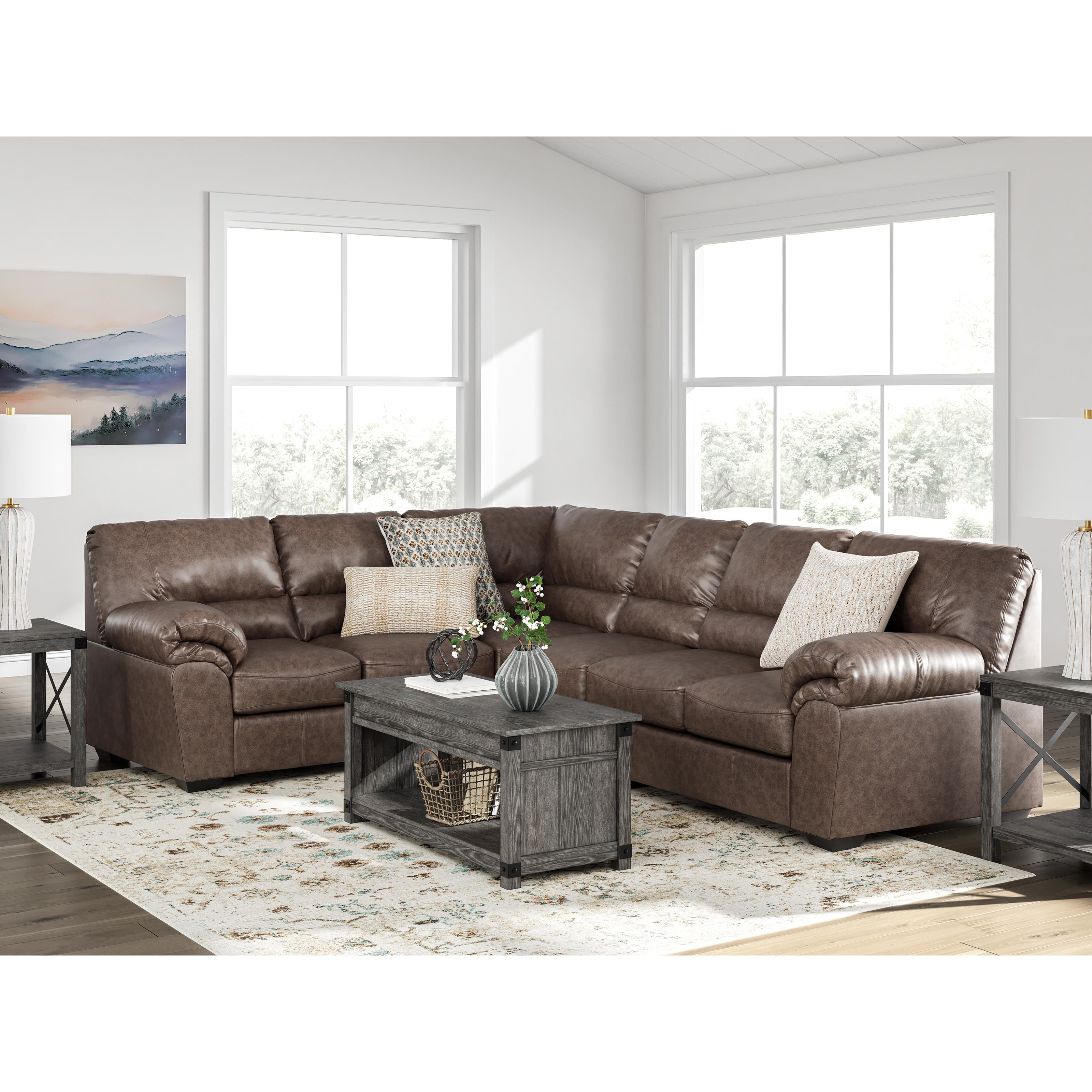  Manufacturer Color_Umber --  WillowBend PC27705S4 3 pc Sectional IMAGE 4