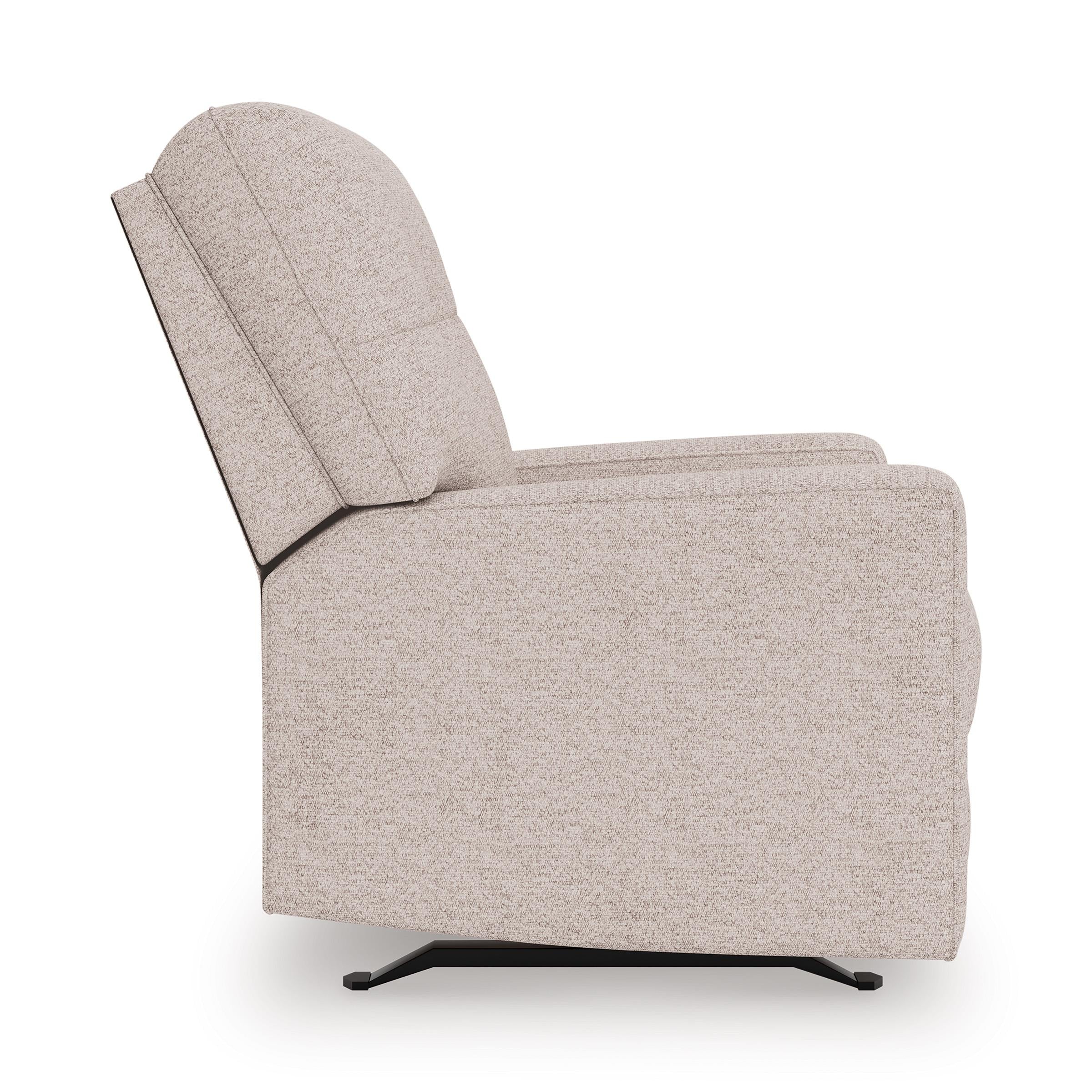  Manufacturer Color_Stone --  Signature Design by Ashley Larimer Rocker Fabric Recliner IMAGE 4