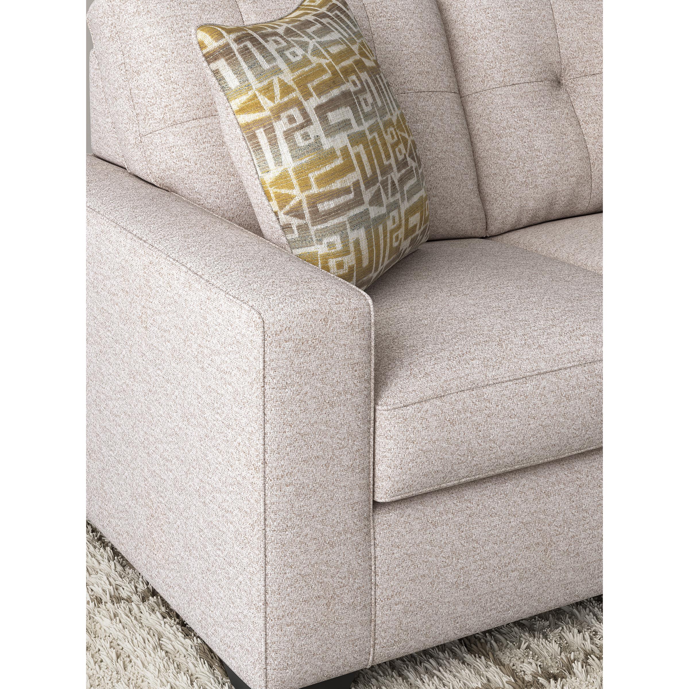  Manufacturer Color_Stone --  Signature Design by Ashley Larimer Stationary Fabric Loveseat IMAGE 6