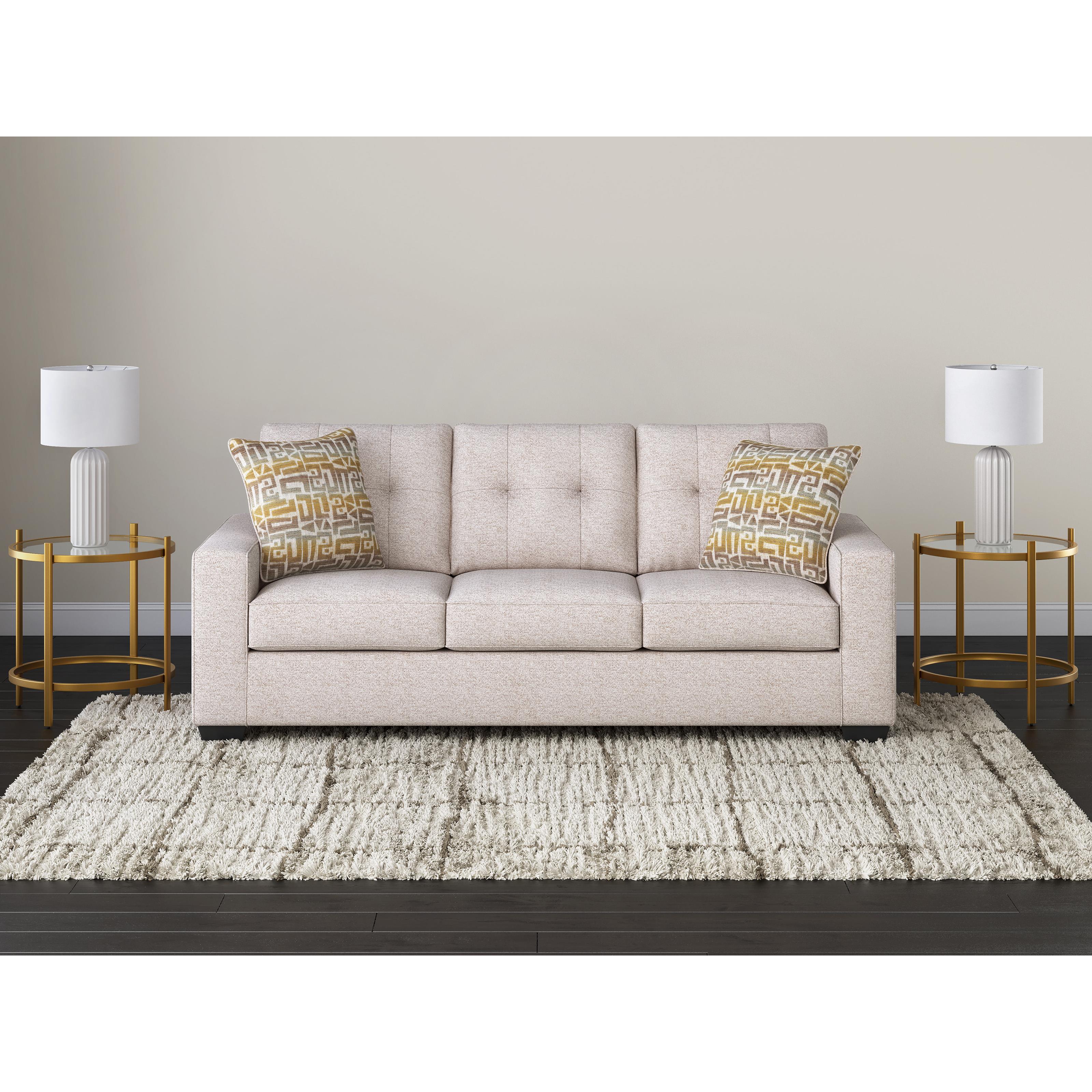  Manufacturer Color_Stone --  Signature Design by Ashley Larimer Stationary Fabric Sofa IMAGE 5